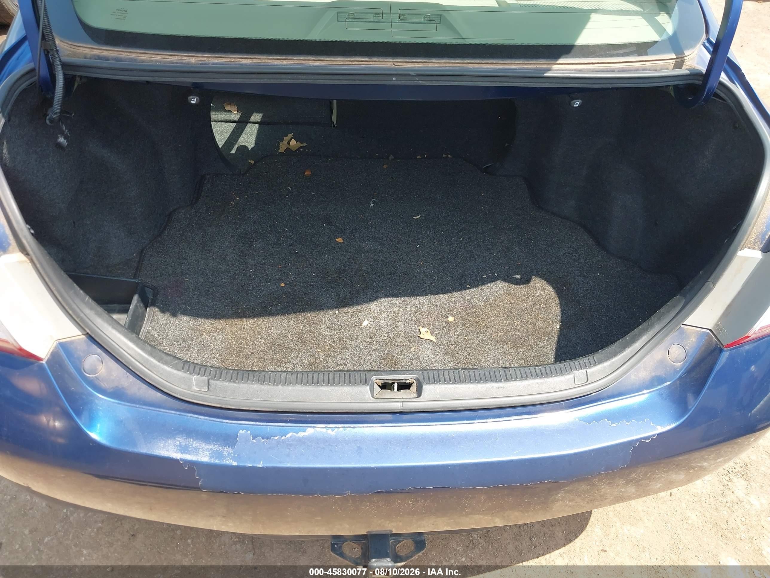 2010 Toyota Camry Le Blue vin: 4T4BF3EK7AR037478