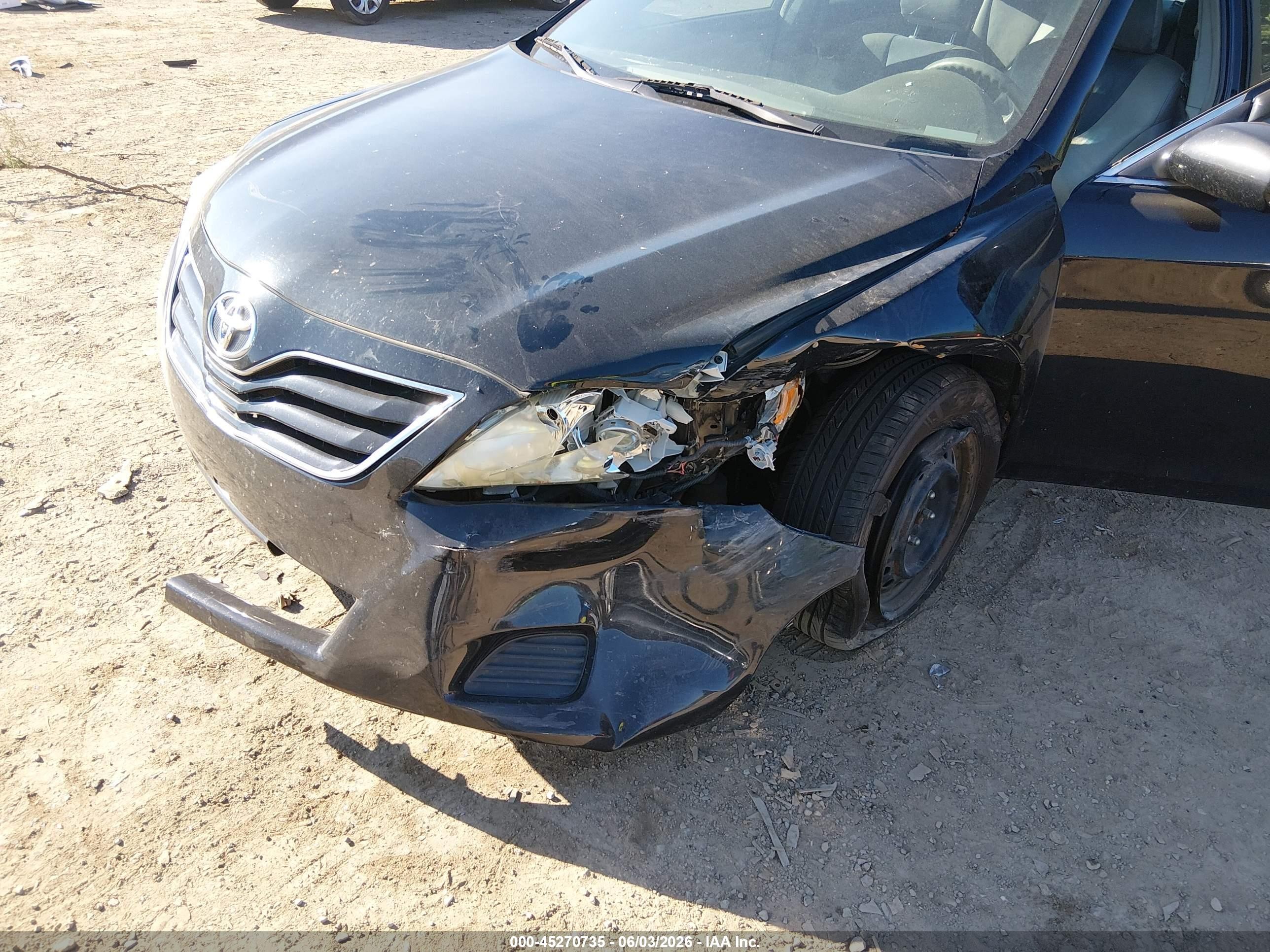 2010 Toyota Camry Le Black vin: 4T4BF3EK7AR040400
