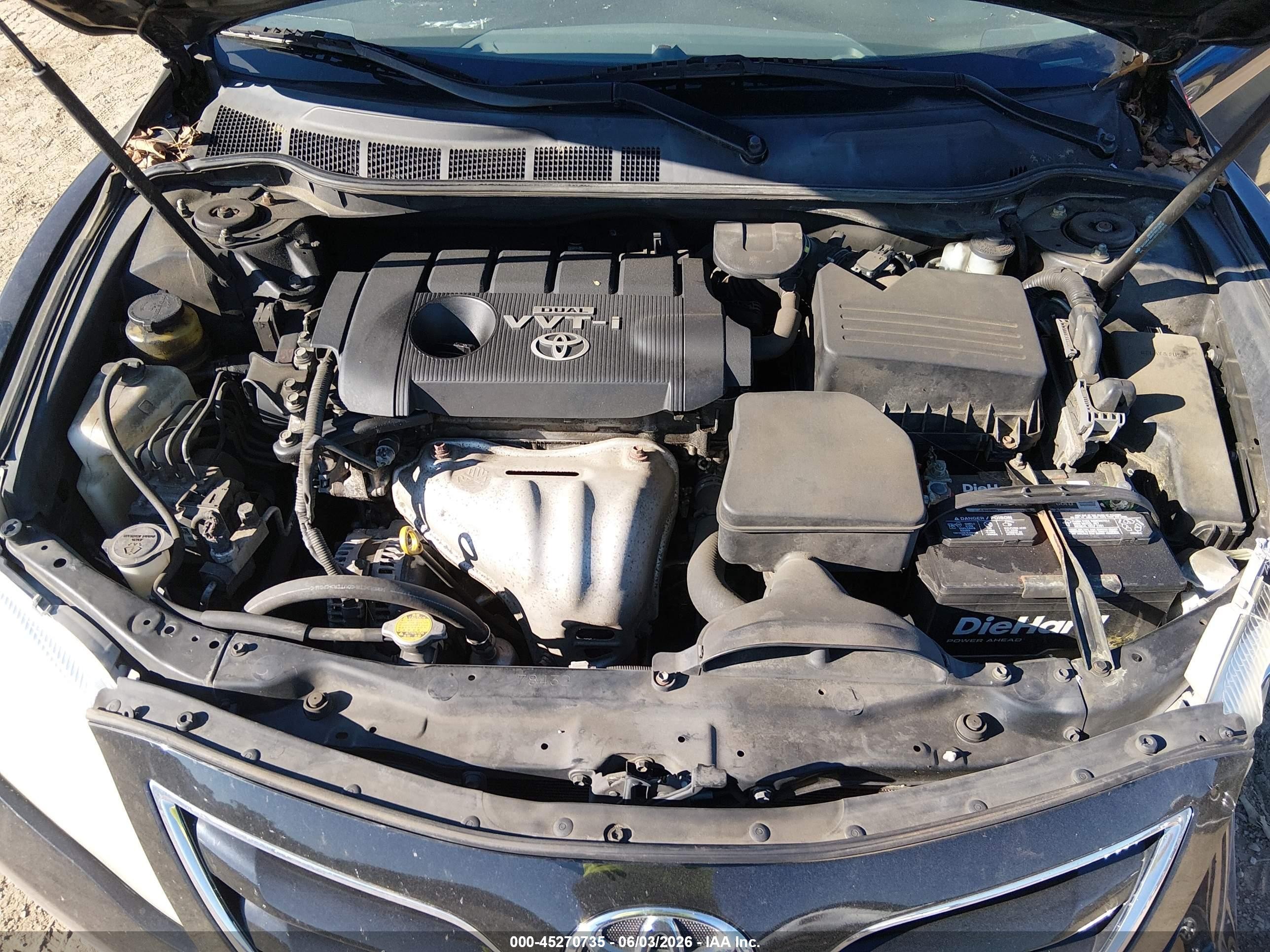 2010 Toyota Camry Le Black vin: 4T4BF3EK7AR040400