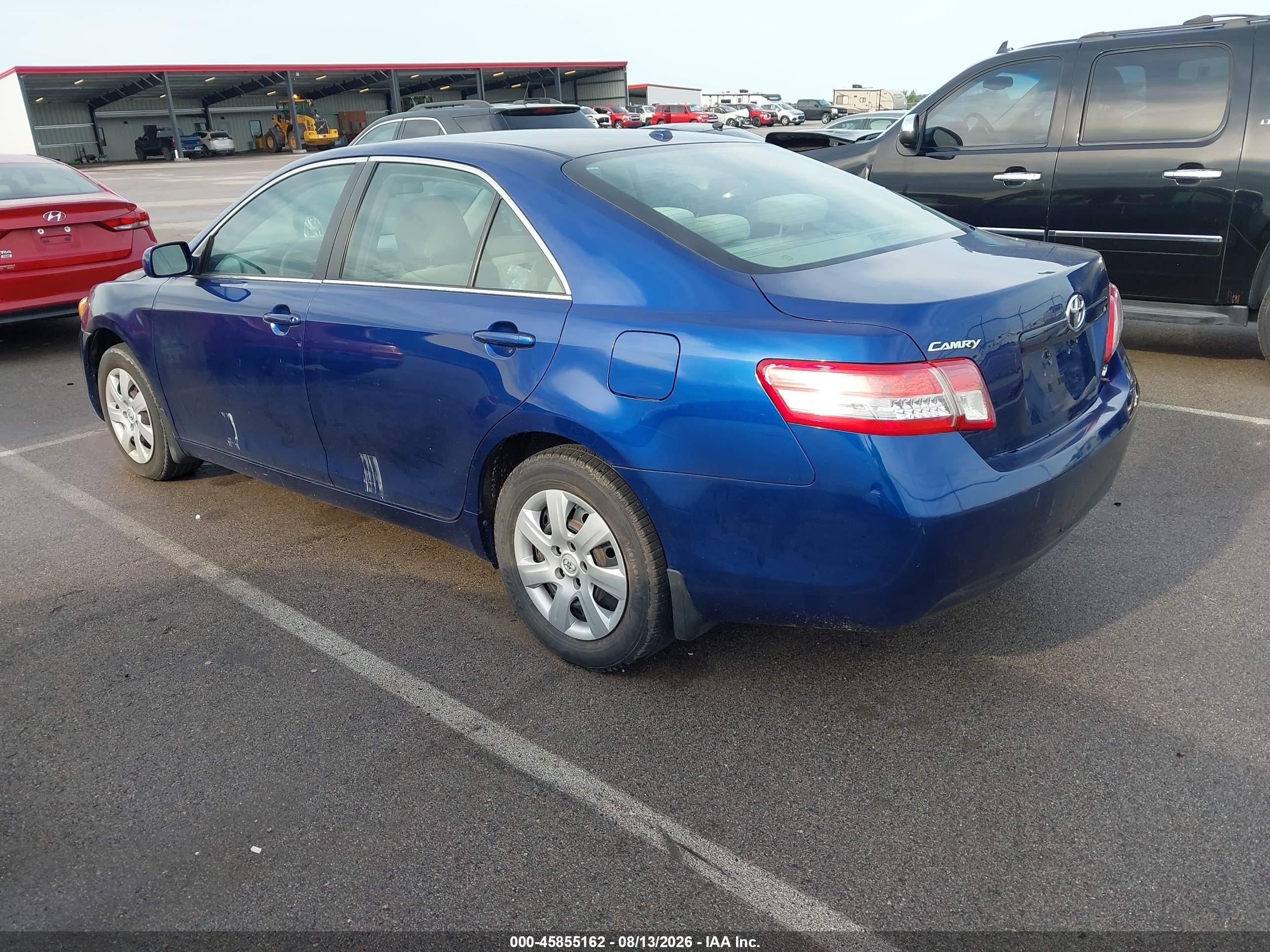 2010 Toyota Camry Le Blue vin: 4T4BF3EK7AR040686