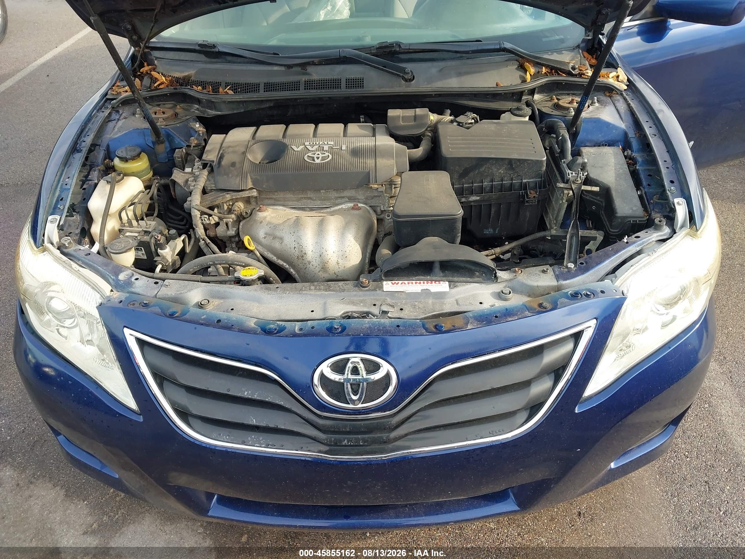 2010 Toyota Camry Le Blue vin: 4T4BF3EK7AR040686