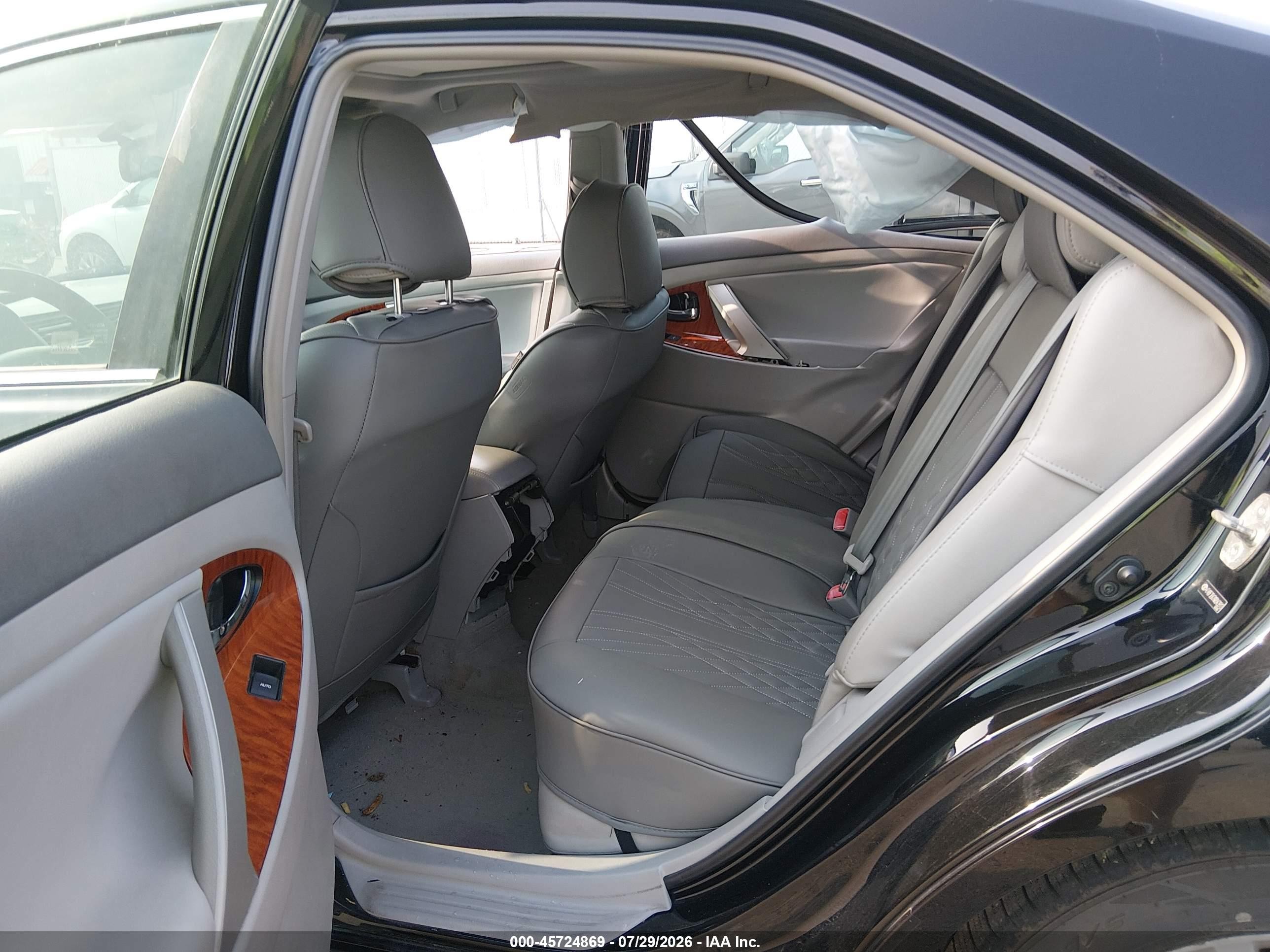 2010 Toyota Camry Xle Black vin: 4T4BF3EK7AR043913