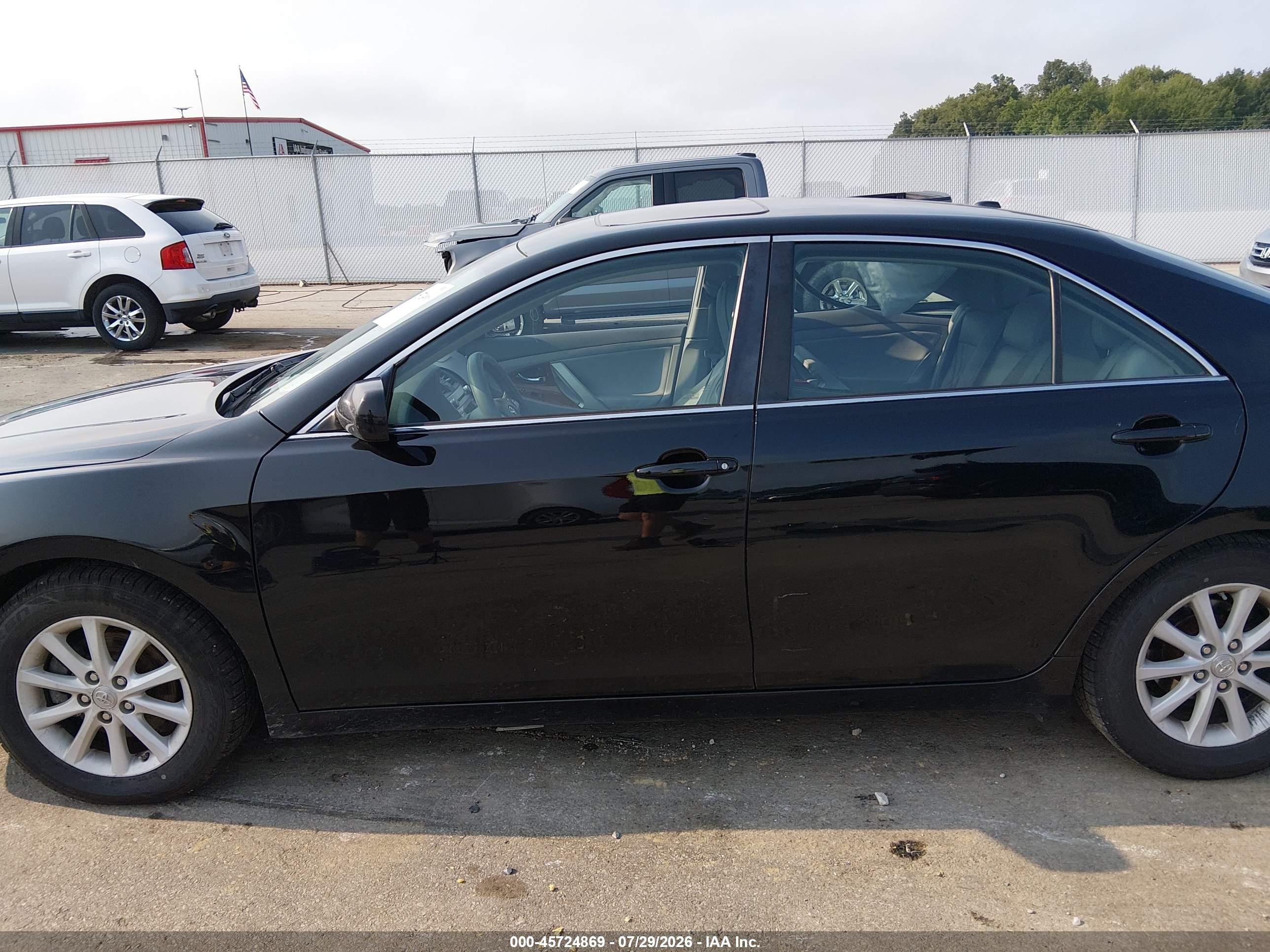 2010 Toyota Camry Xle Black vin: 4T4BF3EK7AR043913