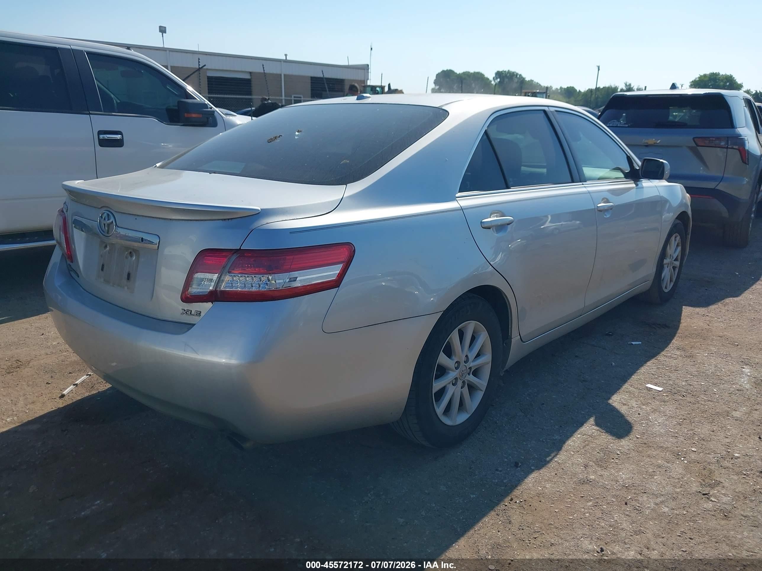2010 Toyota Camry Xle Серебряный vin: 4T4BF3EK7AR049520