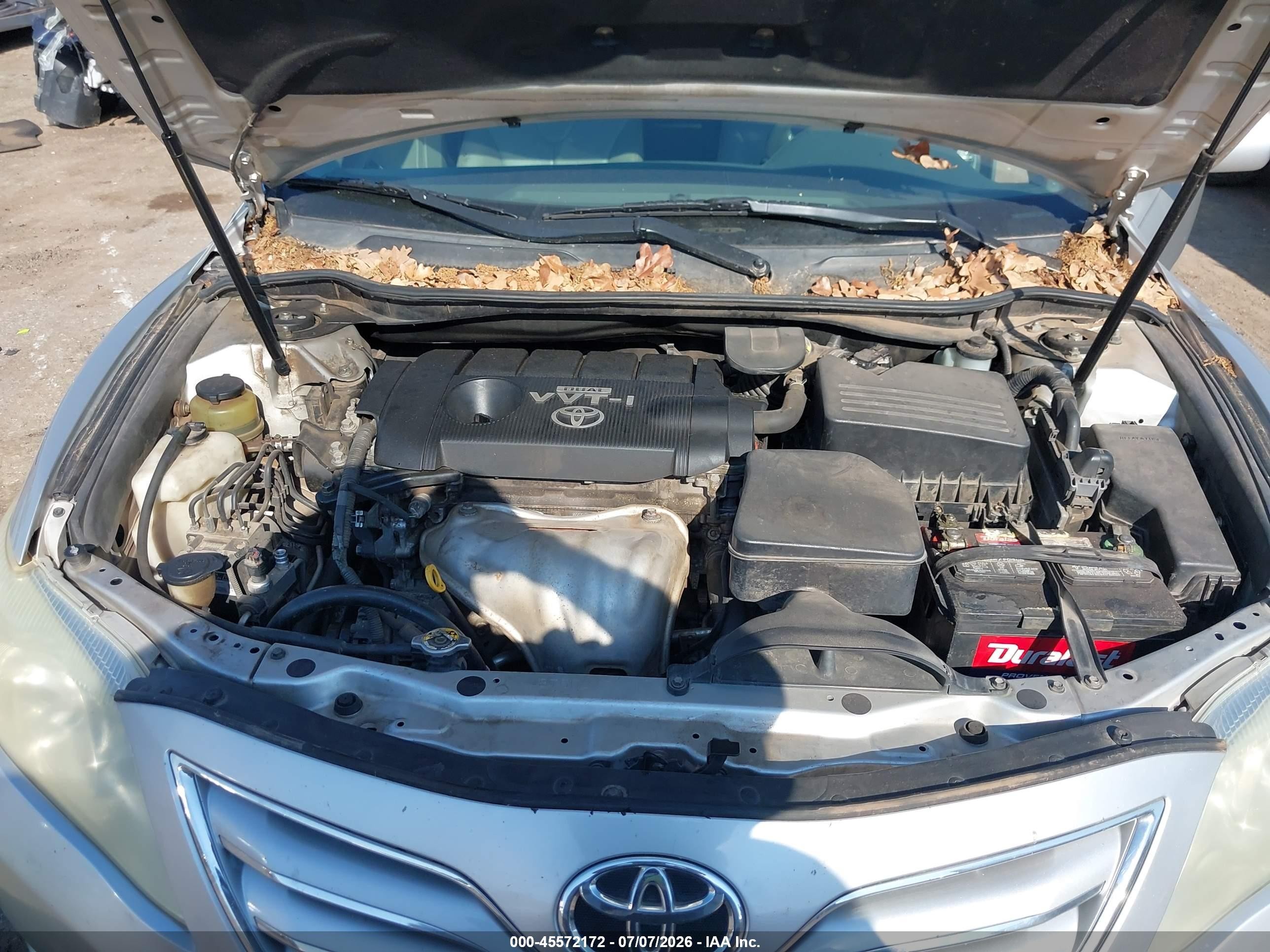 2010 Toyota Camry Xle Серебряный vin: 4T4BF3EK7AR049520