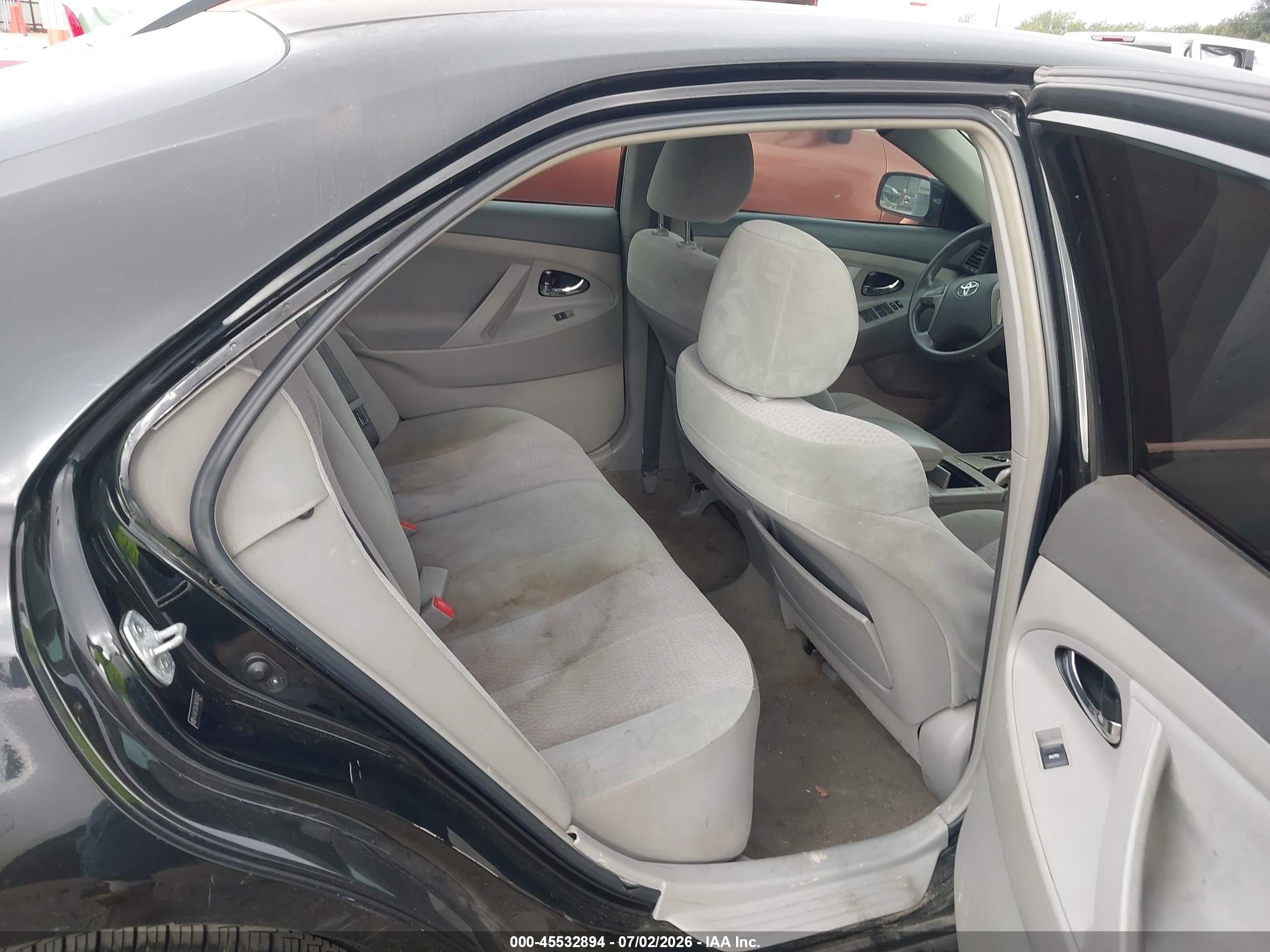 2010 Toyota Camry Le Black vin: 4T4BF3EK7AR078242