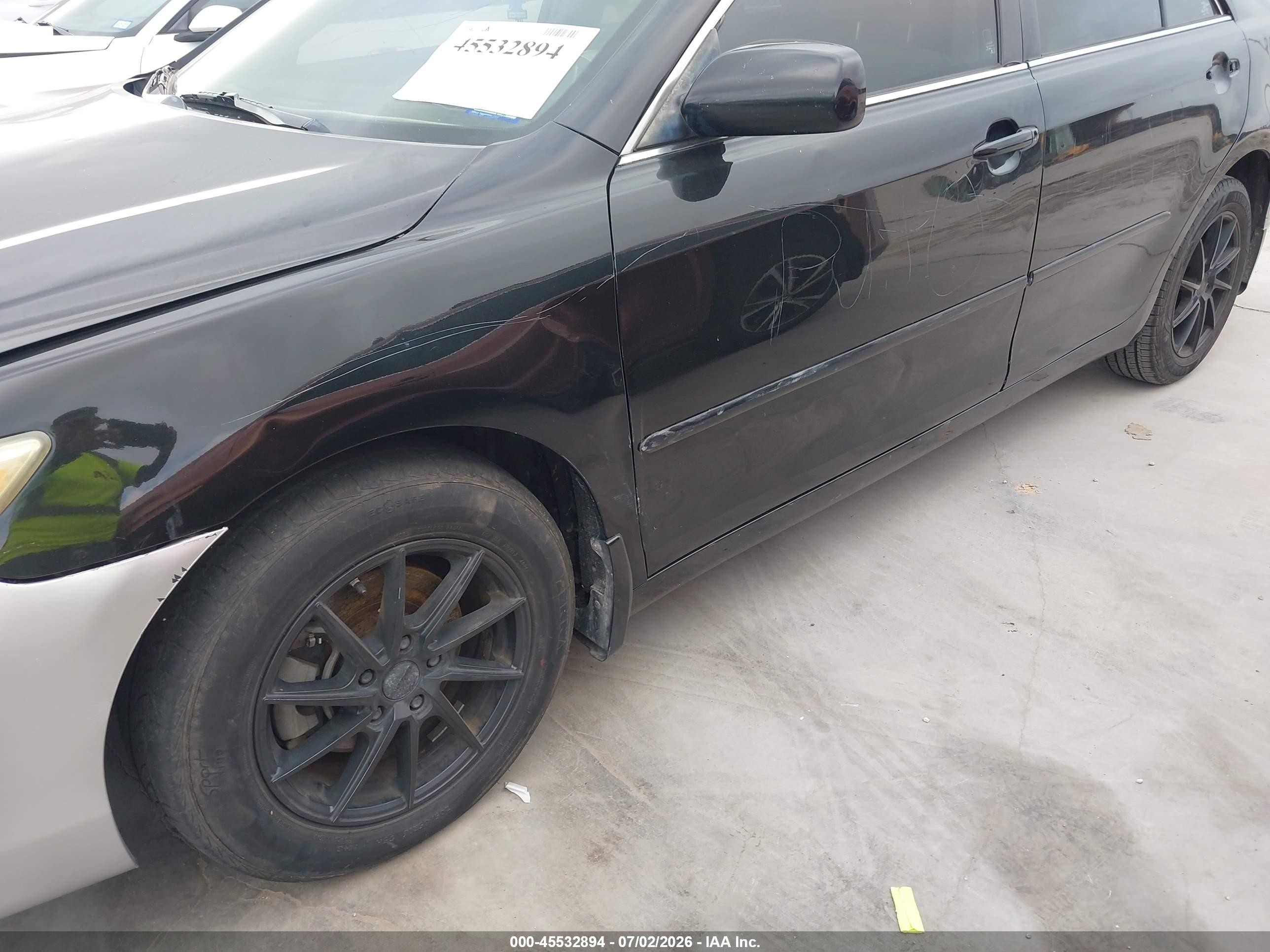 2010 Toyota Camry Le Black vin: 4T4BF3EK7AR078242
