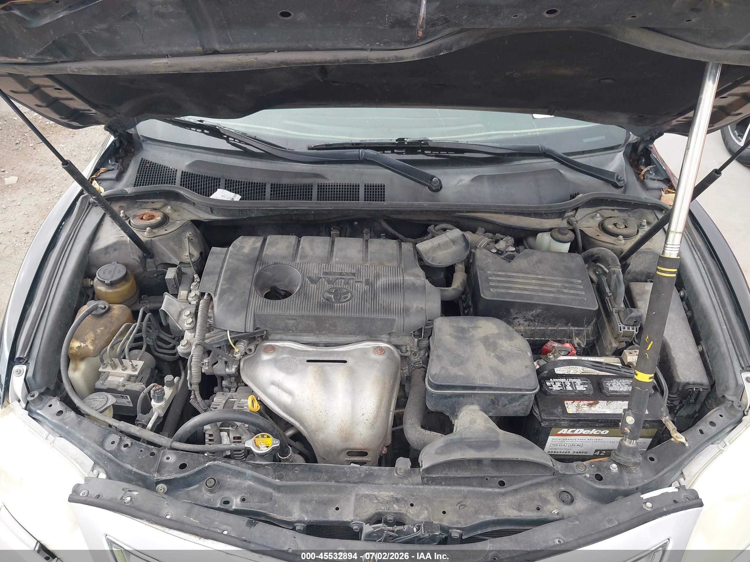 2010 Toyota Camry Le Black vin: 4T4BF3EK7AR078242