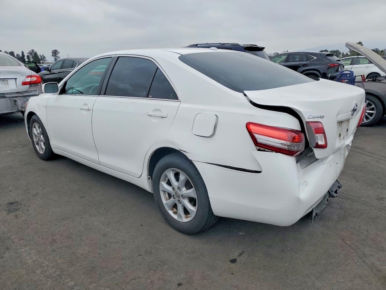 2010 Toyota Camry Le White vin: 4T4BF3EK7AR081948
