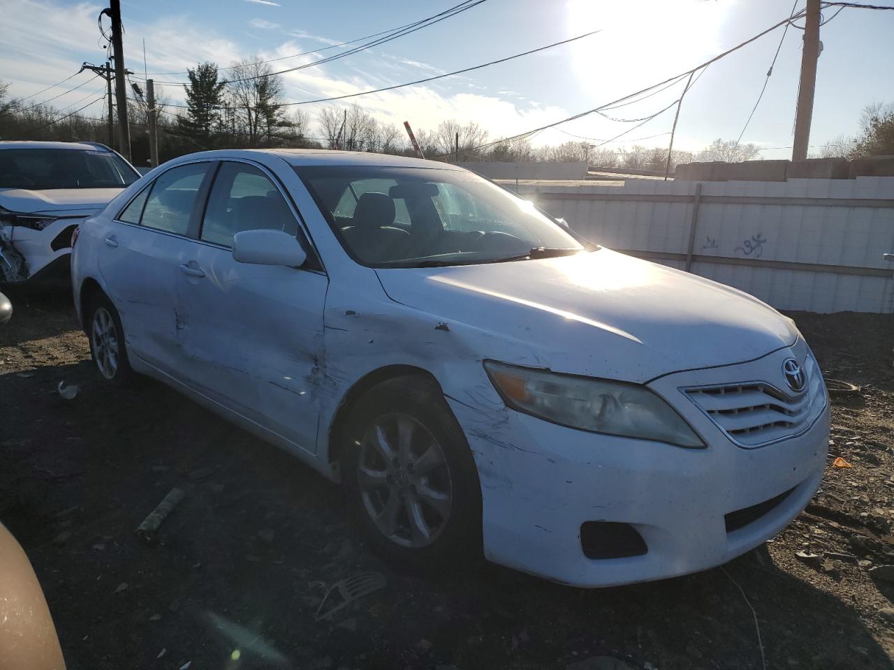 2011 Toyota Camry Base White vin: 4T4BF3EK7BR109121