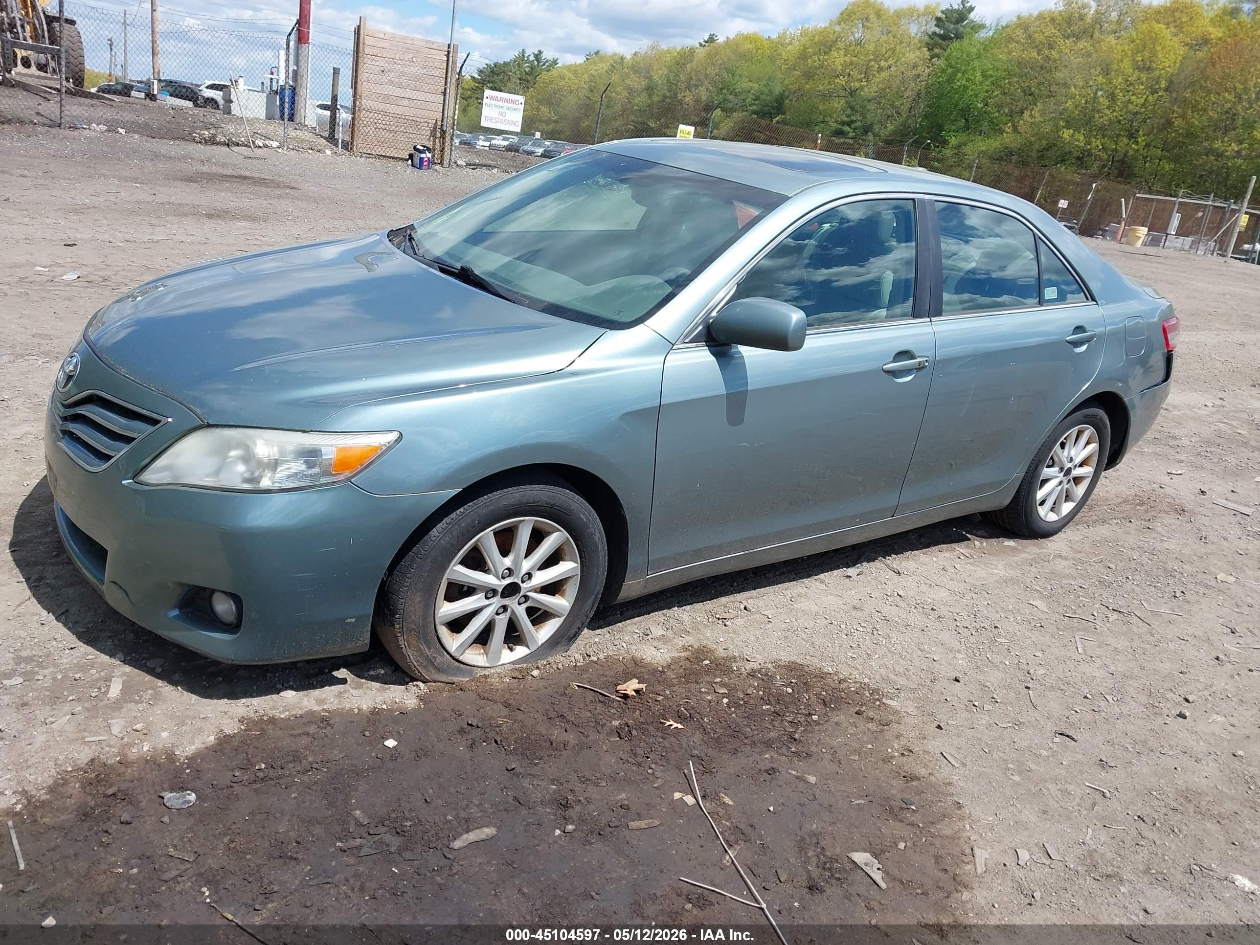 2011 Toyota Camry Xle Green vin: 4T4BF3EK7BR116019