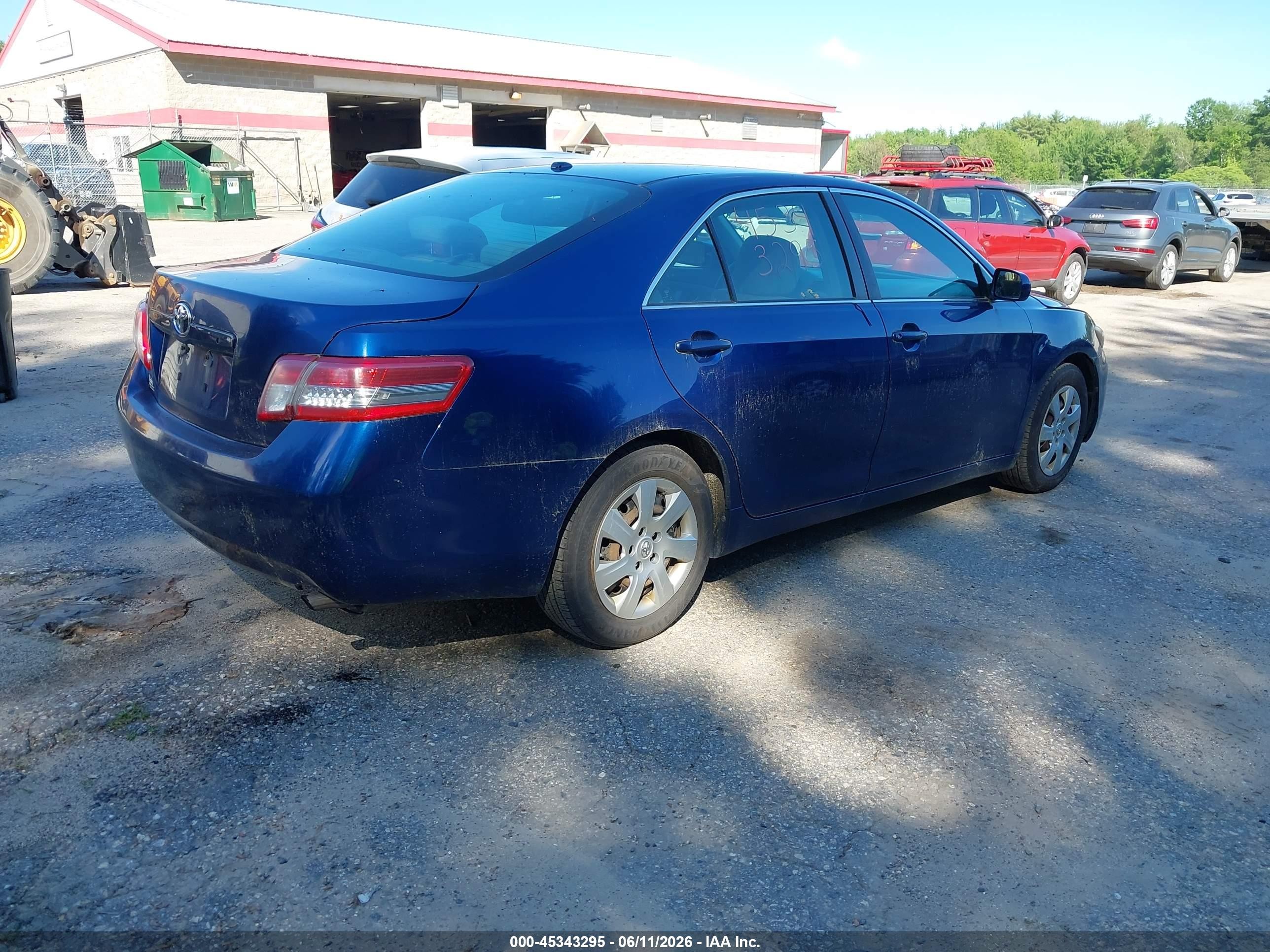 2011 Toyota Camry   Синий vin: 4T4BF3EK7BR127232