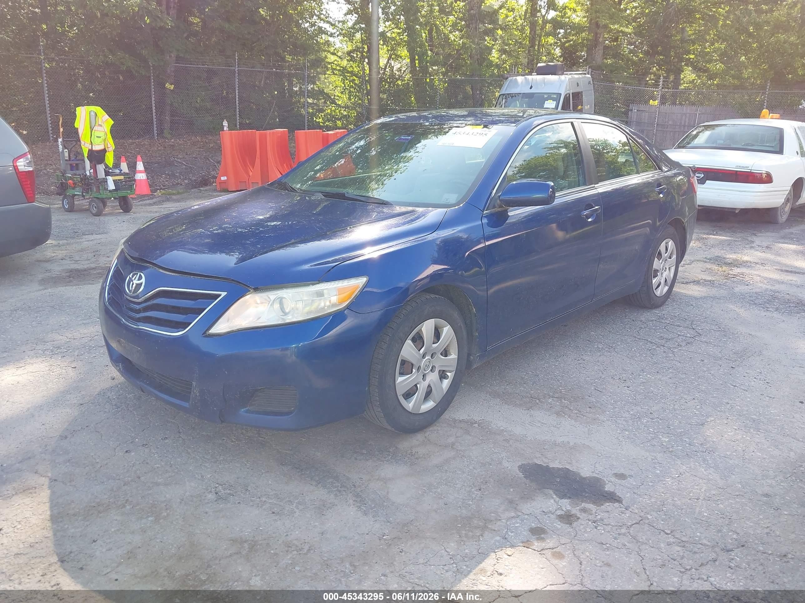 2011 Toyota Camry   Синий vin: 4T4BF3EK7BR127232