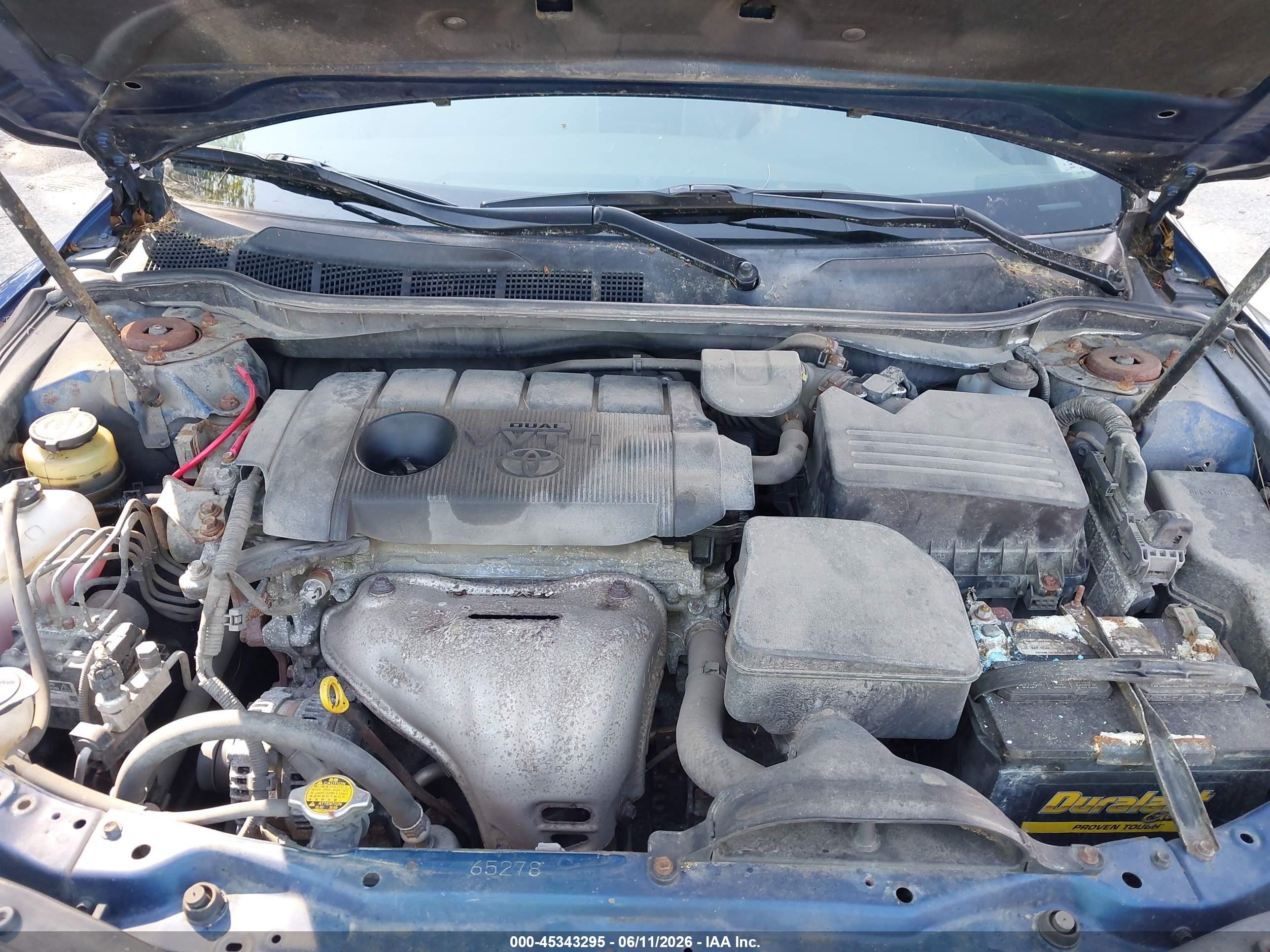 2011 Toyota Camry   Синий vin: 4T4BF3EK7BR127232