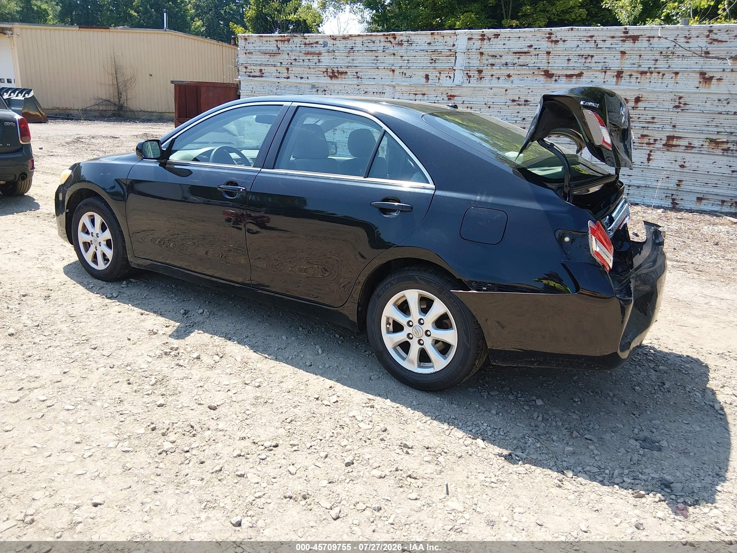 2011 Toyota Camry Le Black vin: 4T4BF3EK7BR128428