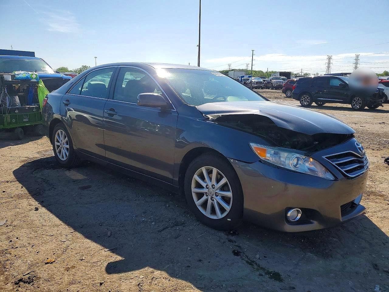 2011 Toyota Camry Xle Gray vin: 4T4BF3EK7BR132382