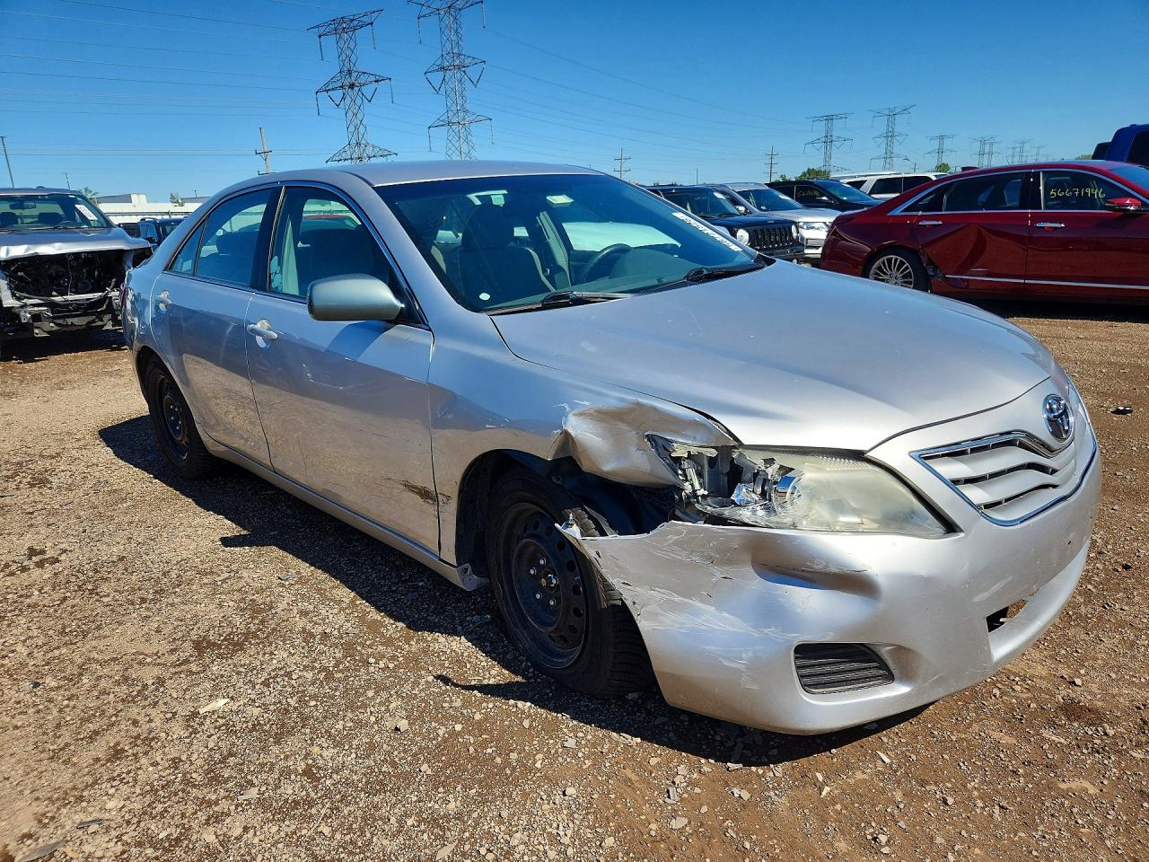 2011 Toyota Camry Silver vin: 4T4BF3EK7BR140921