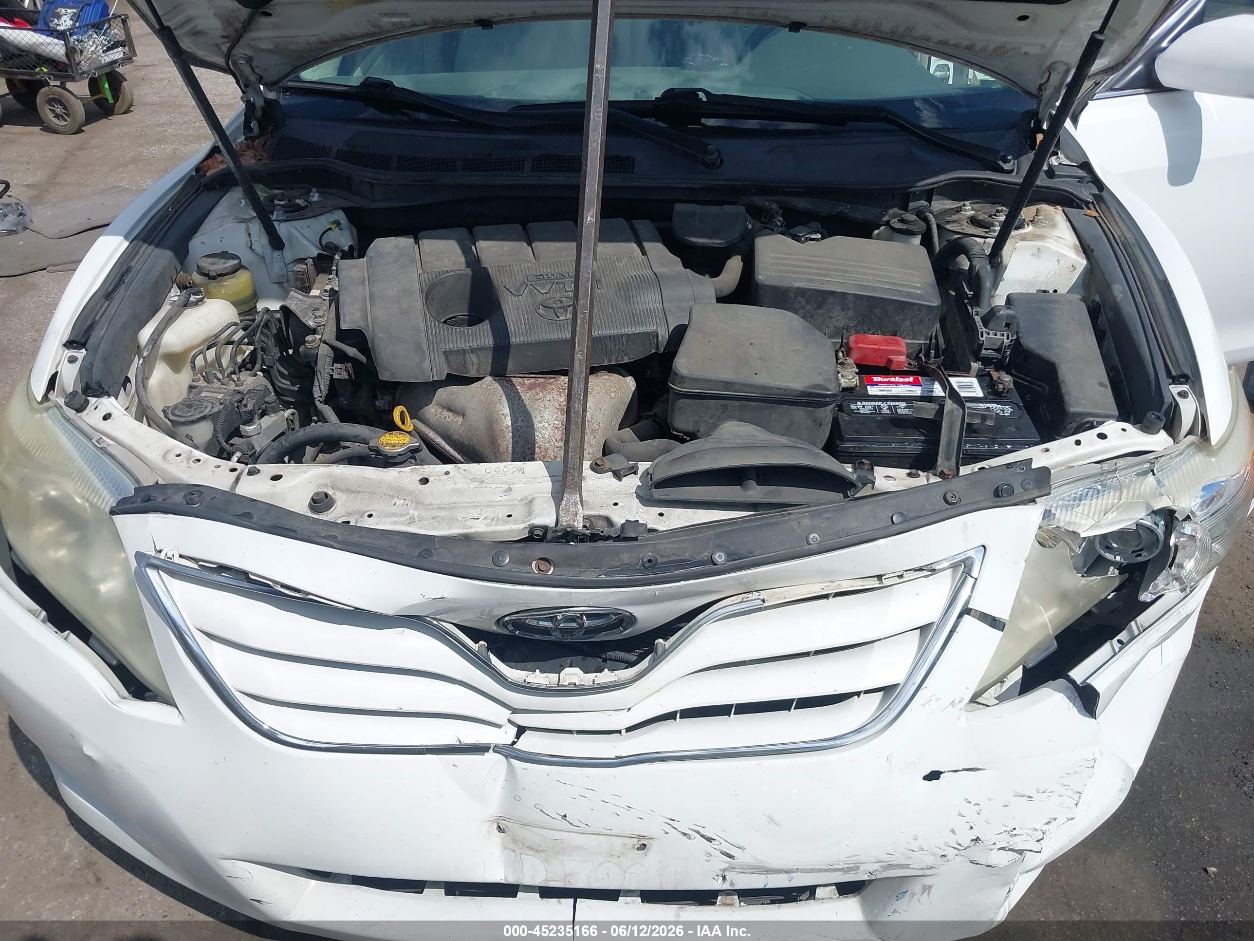 2011 Toyota Camry Le White vin: 4T4BF3EK7BR161865