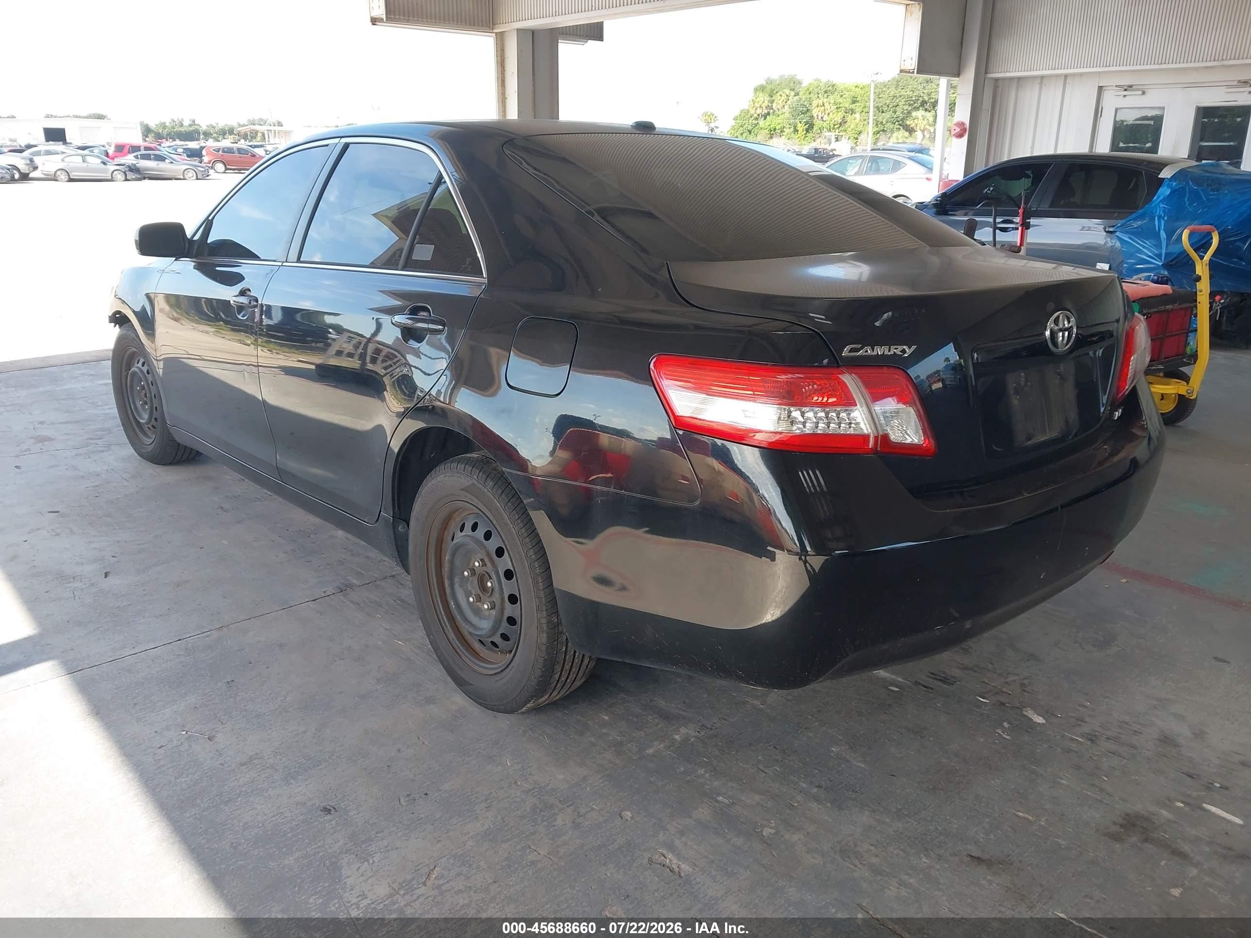 2011 Toyota Camry Le Black vin: 4T4BF3EK7BR195580