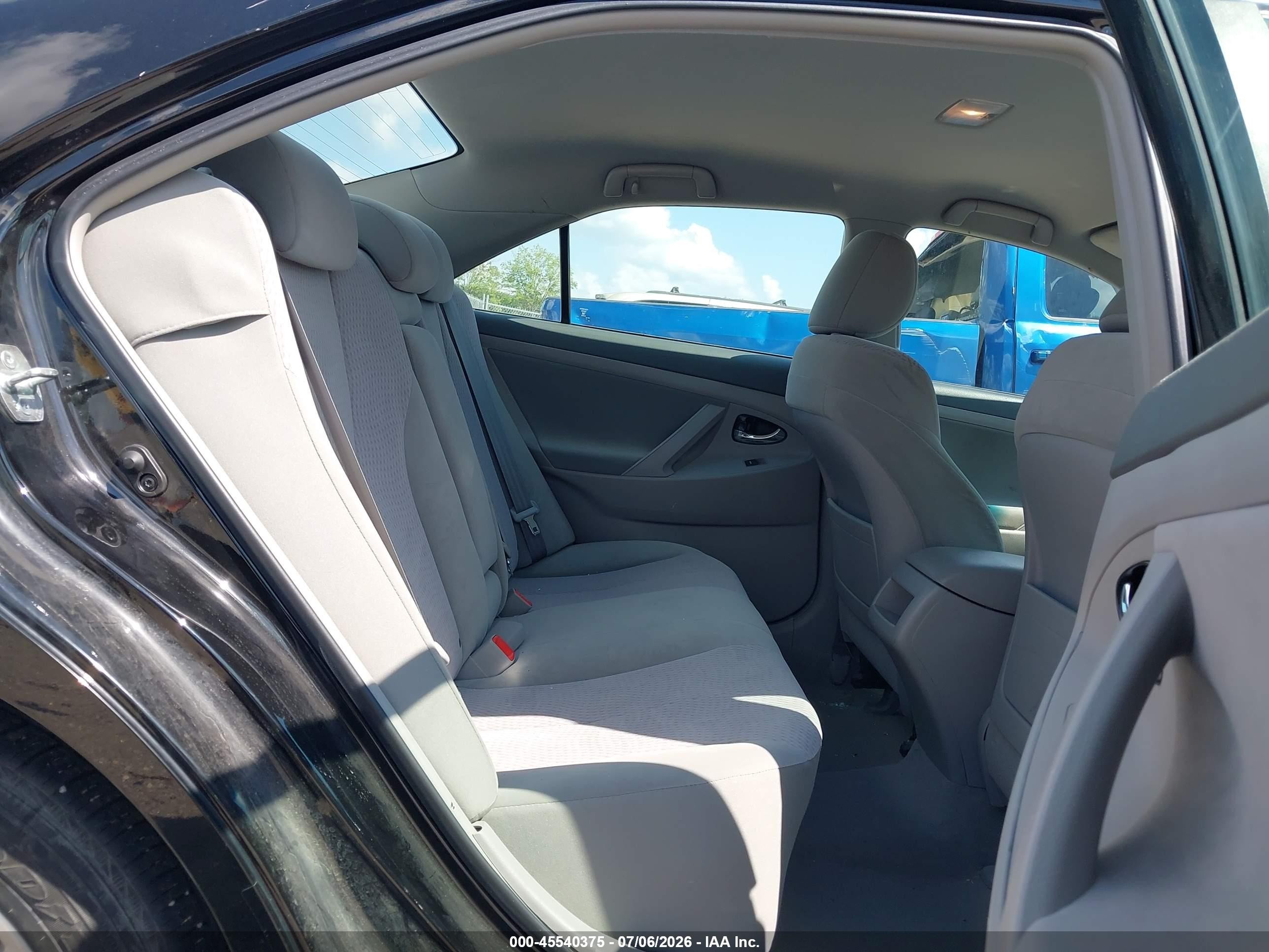 2011 Toyota Camry Le Black vin: 4T4BF3EK7BR206092