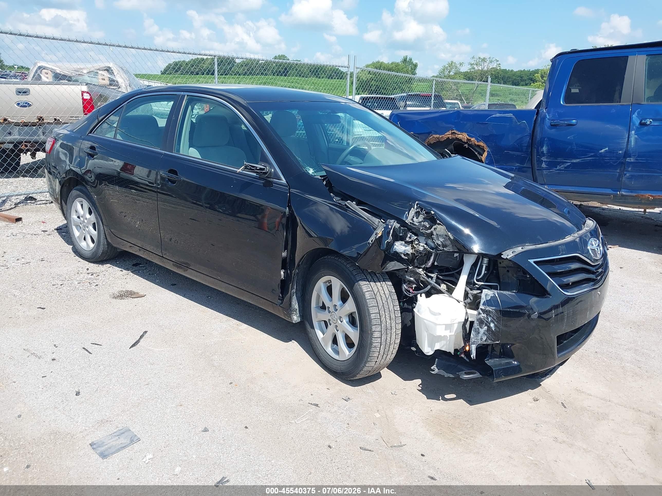 2011 Toyota Camry Le Black vin: 4T4BF3EK7BR206092