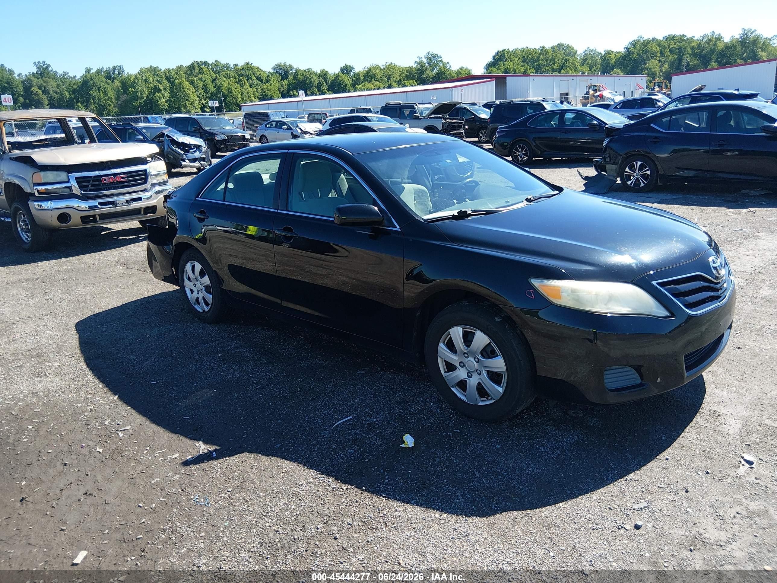 2010 Toyota Camry Le Black vin: 4T4BF3EK8AR018390