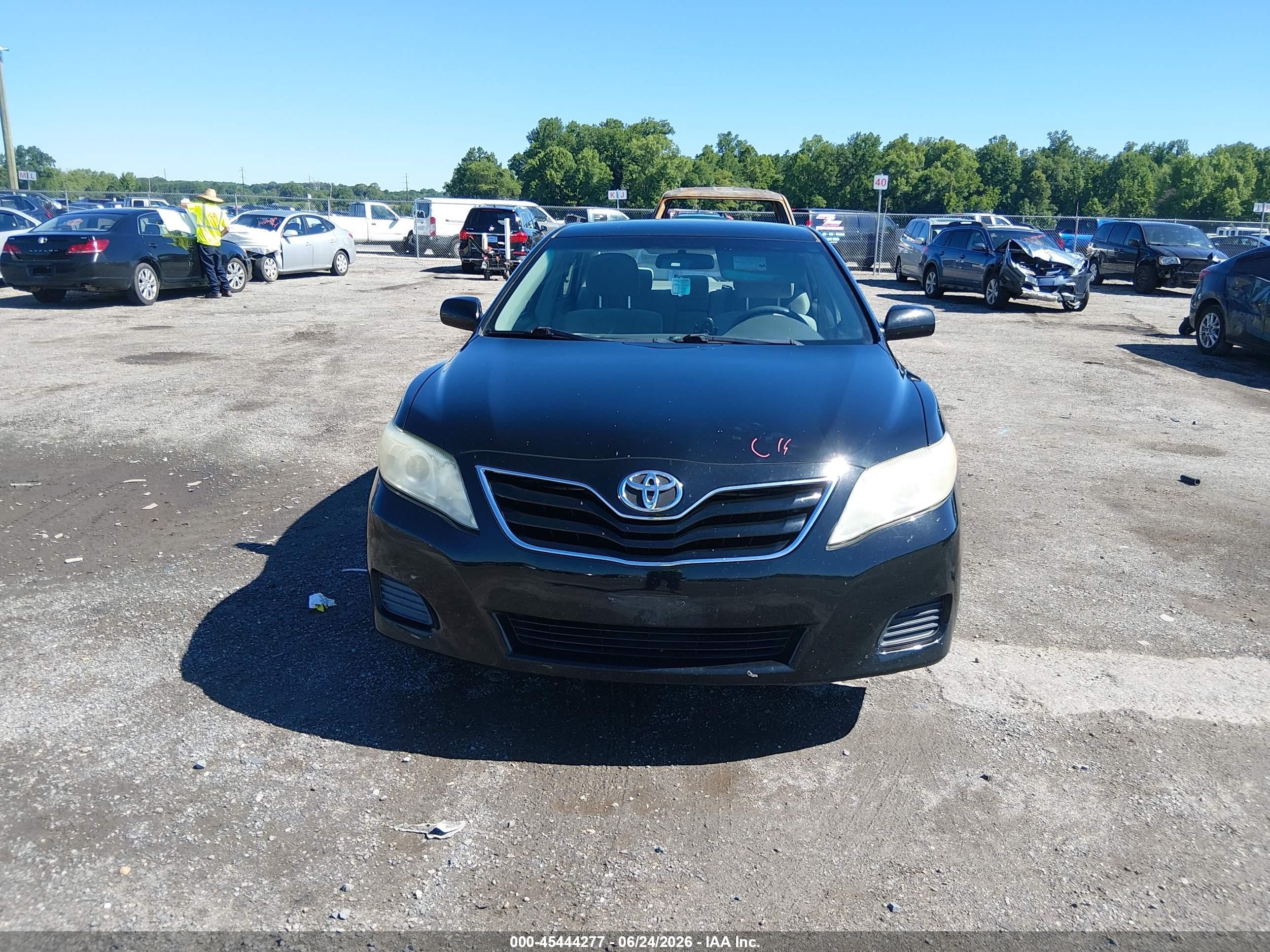 2010 Toyota Camry Le Black vin: 4T4BF3EK8AR018390
