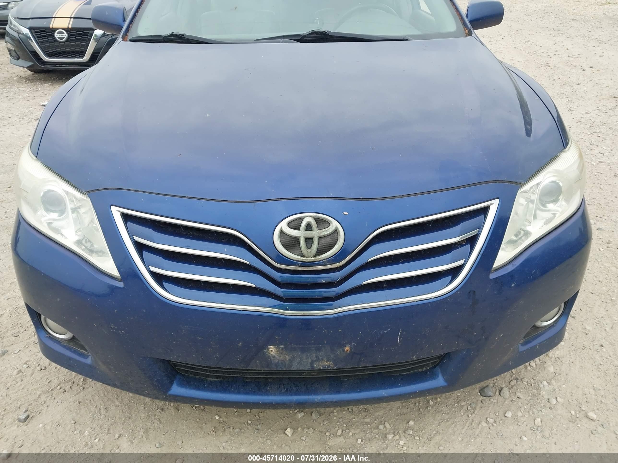 2010 Toyota Camry Xle Dark Blue vin: 4T4BF3EK8AR032466