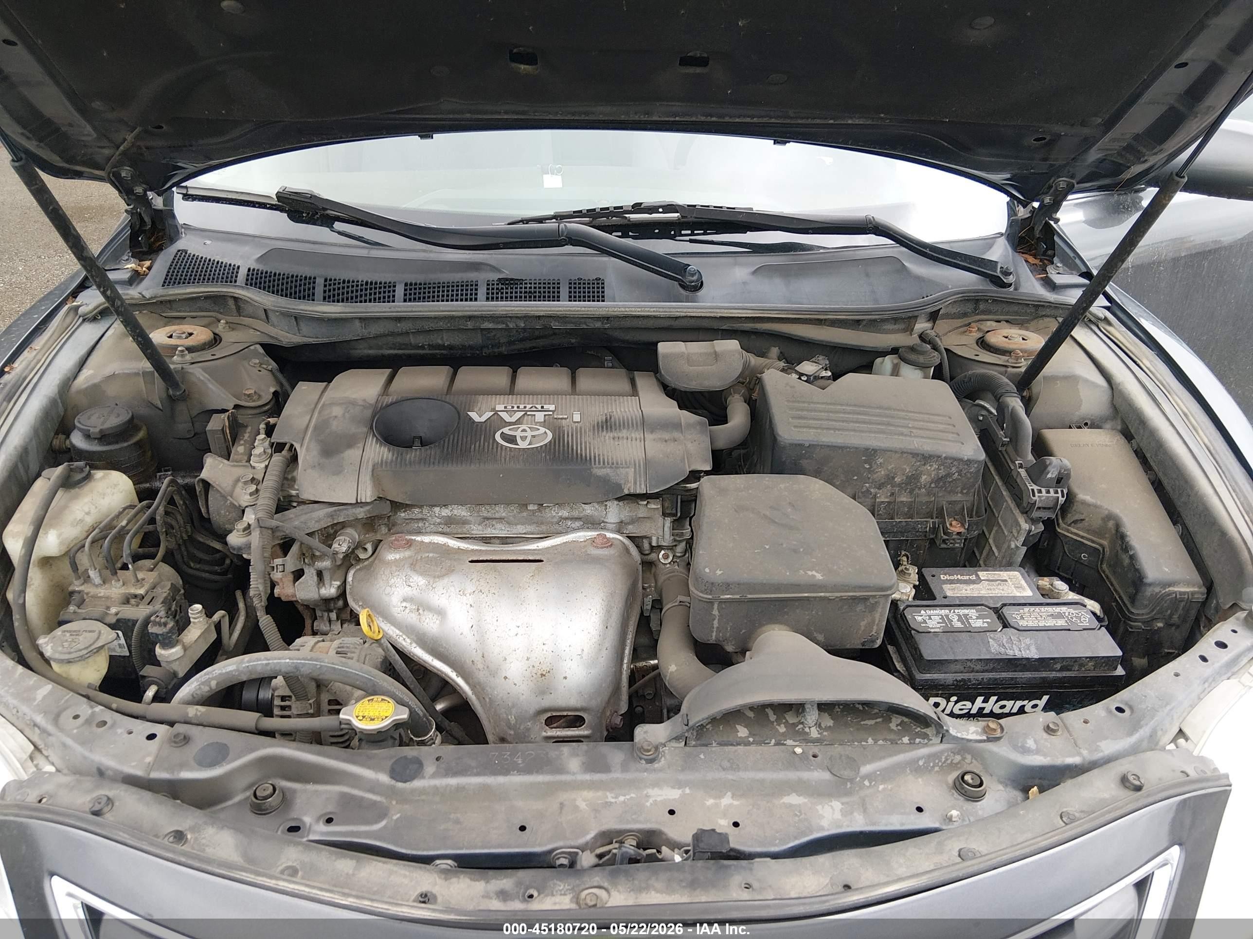 2010 Toyota Camry Le Серый vin: 4T4BF3EK8AR035402