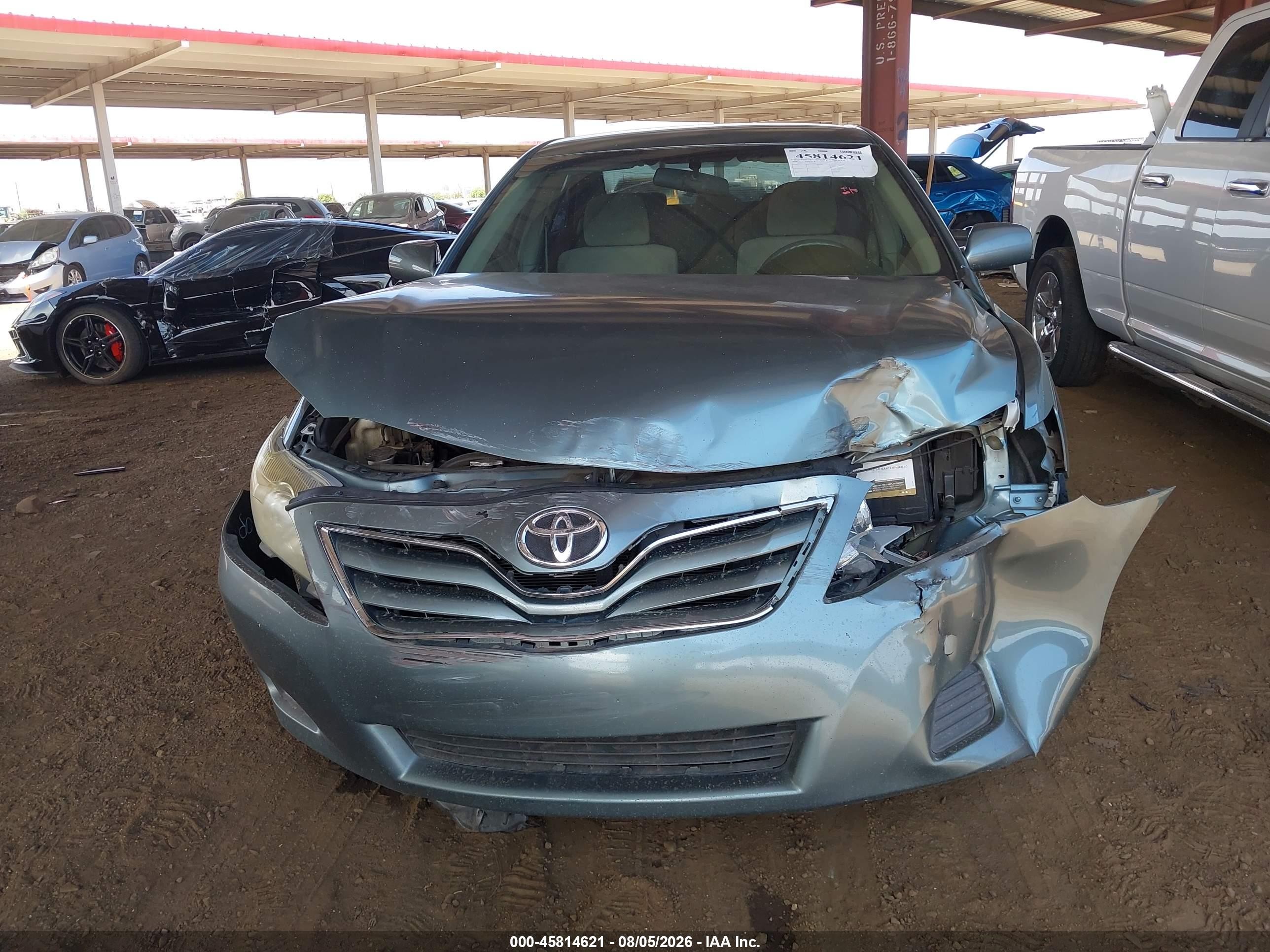 2010 Toyota Camry Le Gray vin: 4T4BF3EK8AR039630