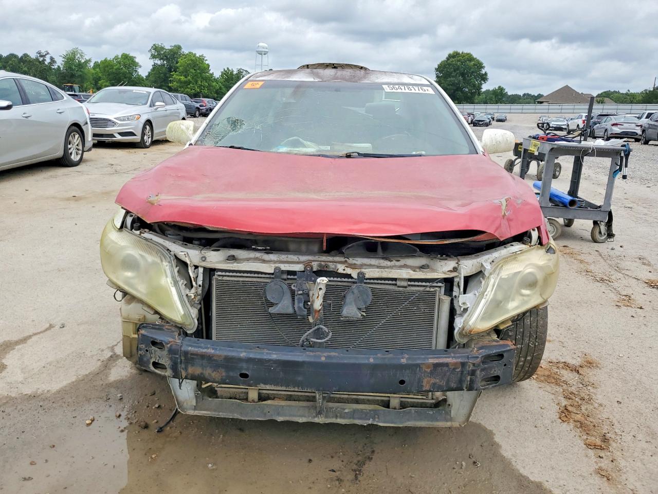 2010 Toyota Camry Le Белый vin: 4T4BF3EK8AR053947
