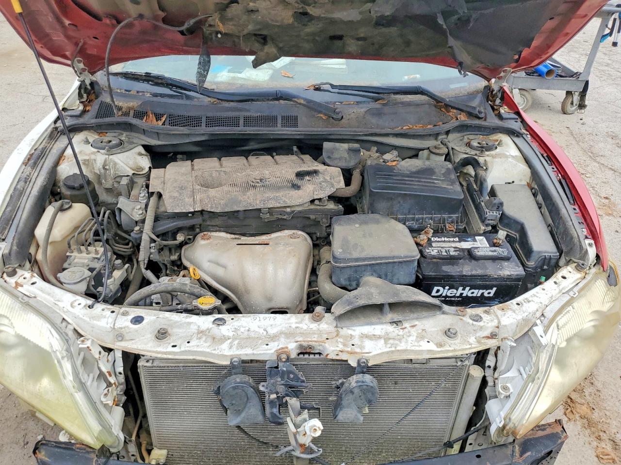 2010 Toyota Camry Le Белый vin: 4T4BF3EK8AR053947