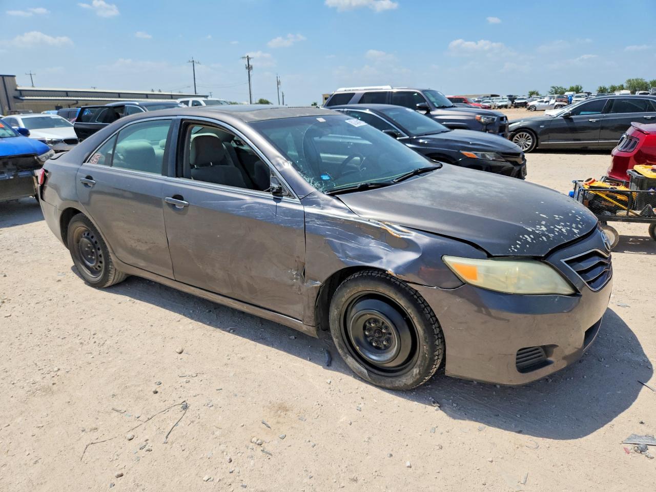 2010 Toyota Camry Le Gray vin: 4T4BF3EK8AR055181