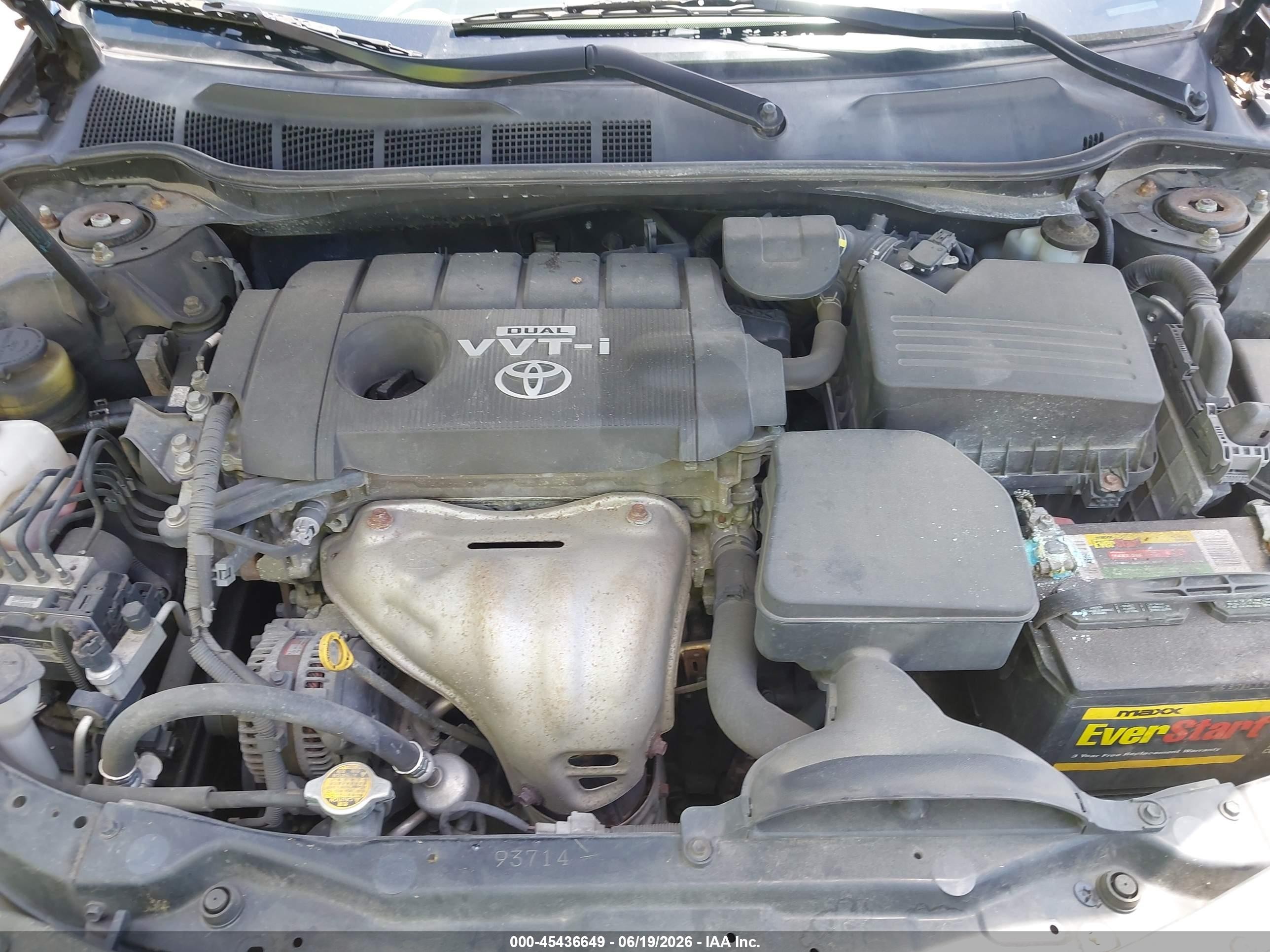 2010 Toyota Camry Le Black vin: 4T4BF3EK8AR055682