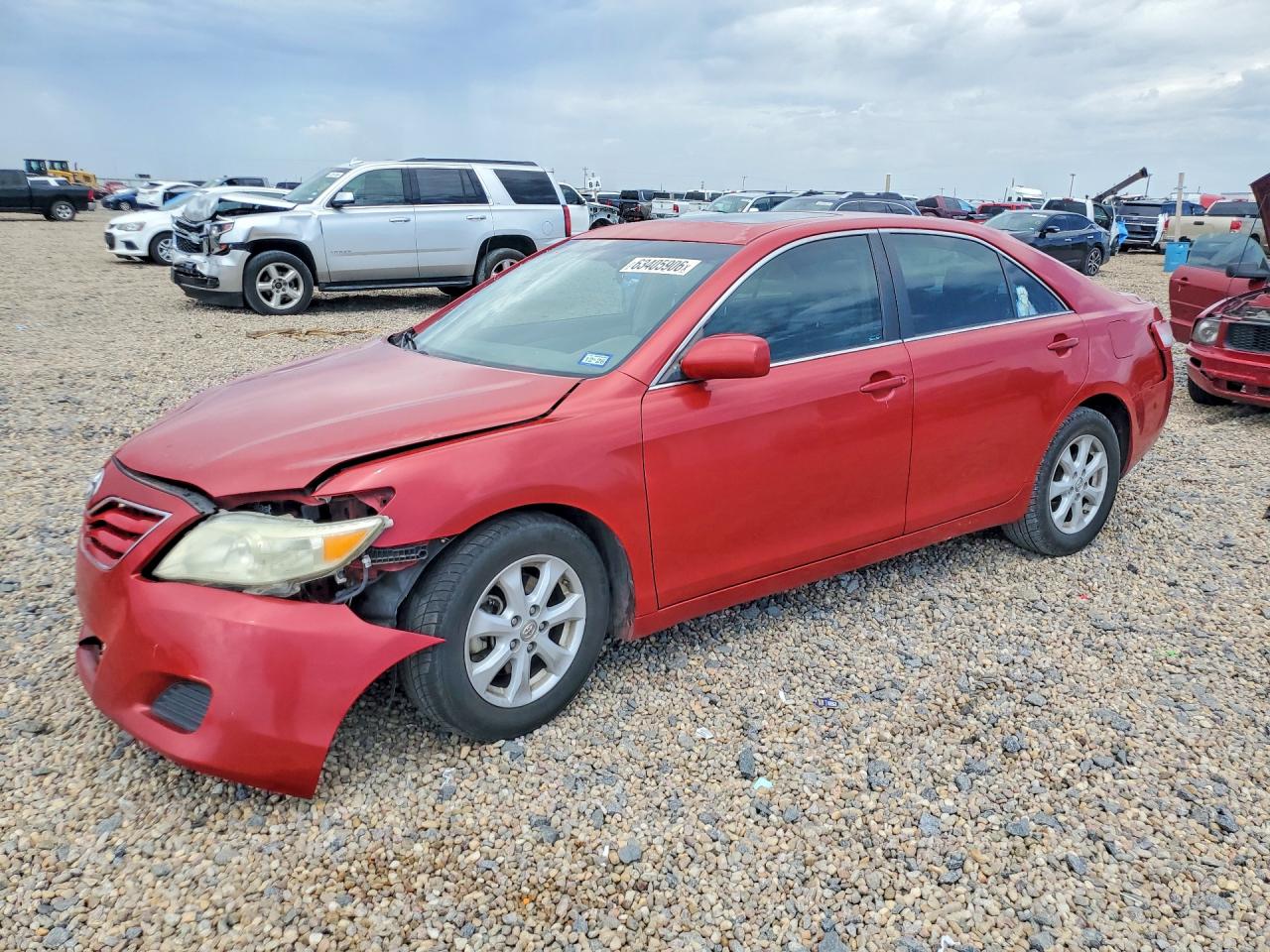 2010 Toyota Camry Le Red vin: 4T4BF3EK8AR066035