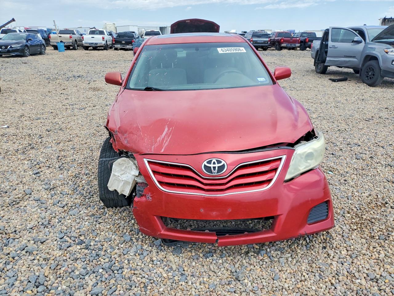 2010 Toyota Camry Le Red vin: 4T4BF3EK8AR066035