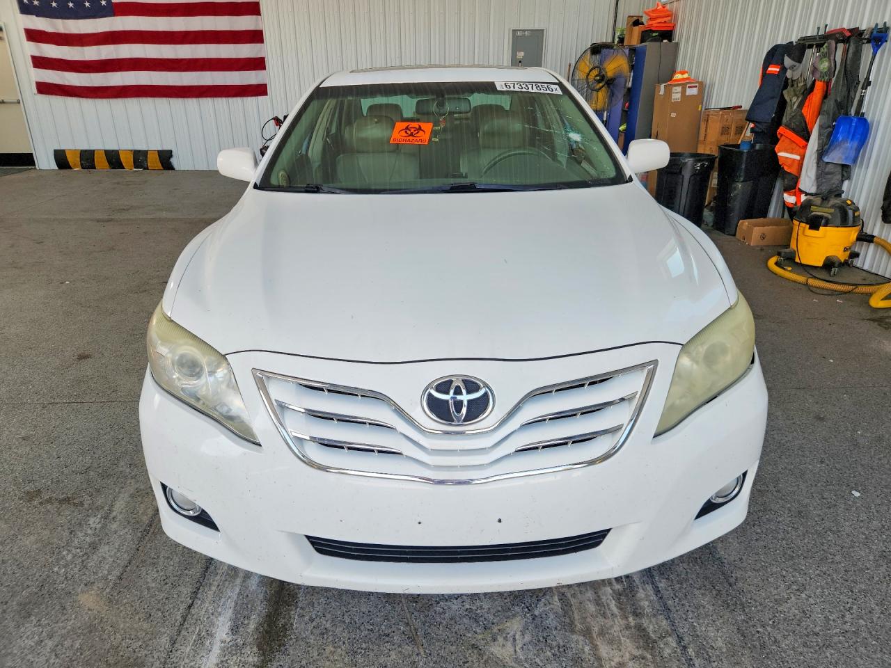 2011 Toyota Camry Xle White vin: 4T4BF3EK8BR092376