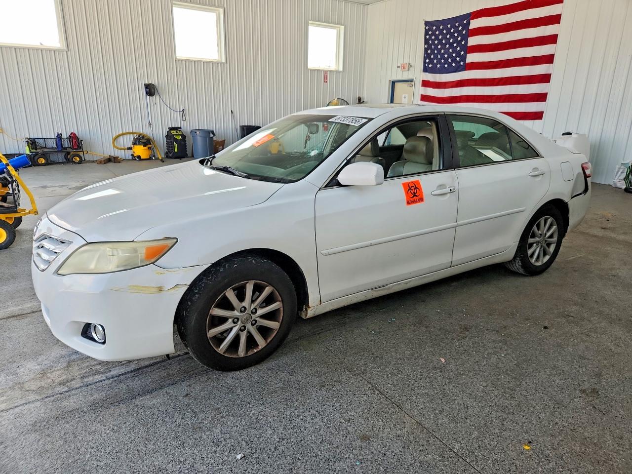 2011 Toyota Camry Xle White vin: 4T4BF3EK8BR092376