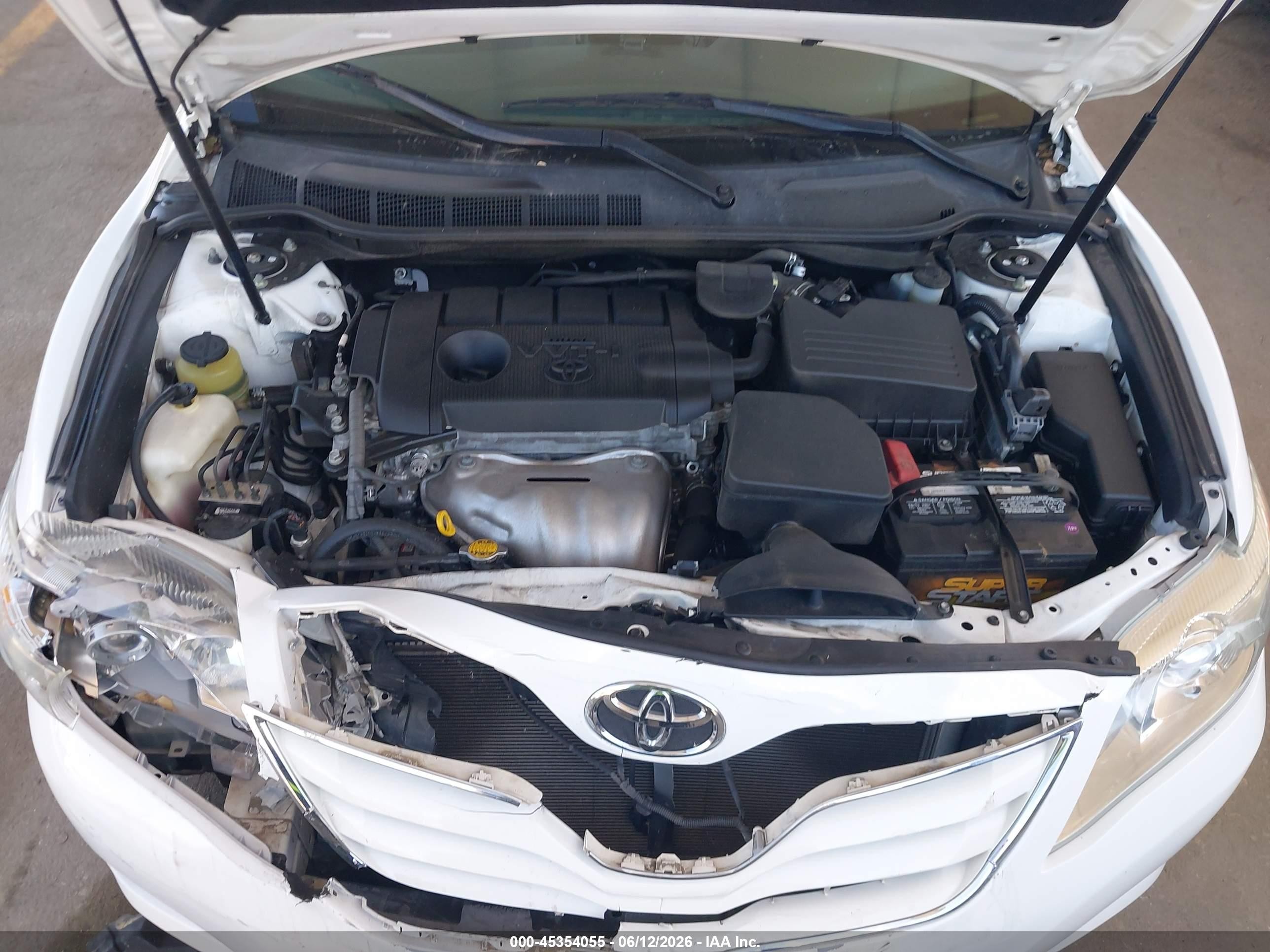 2011 Toyota Camry Le Белый vin: 4T4BF3EK8BR108155