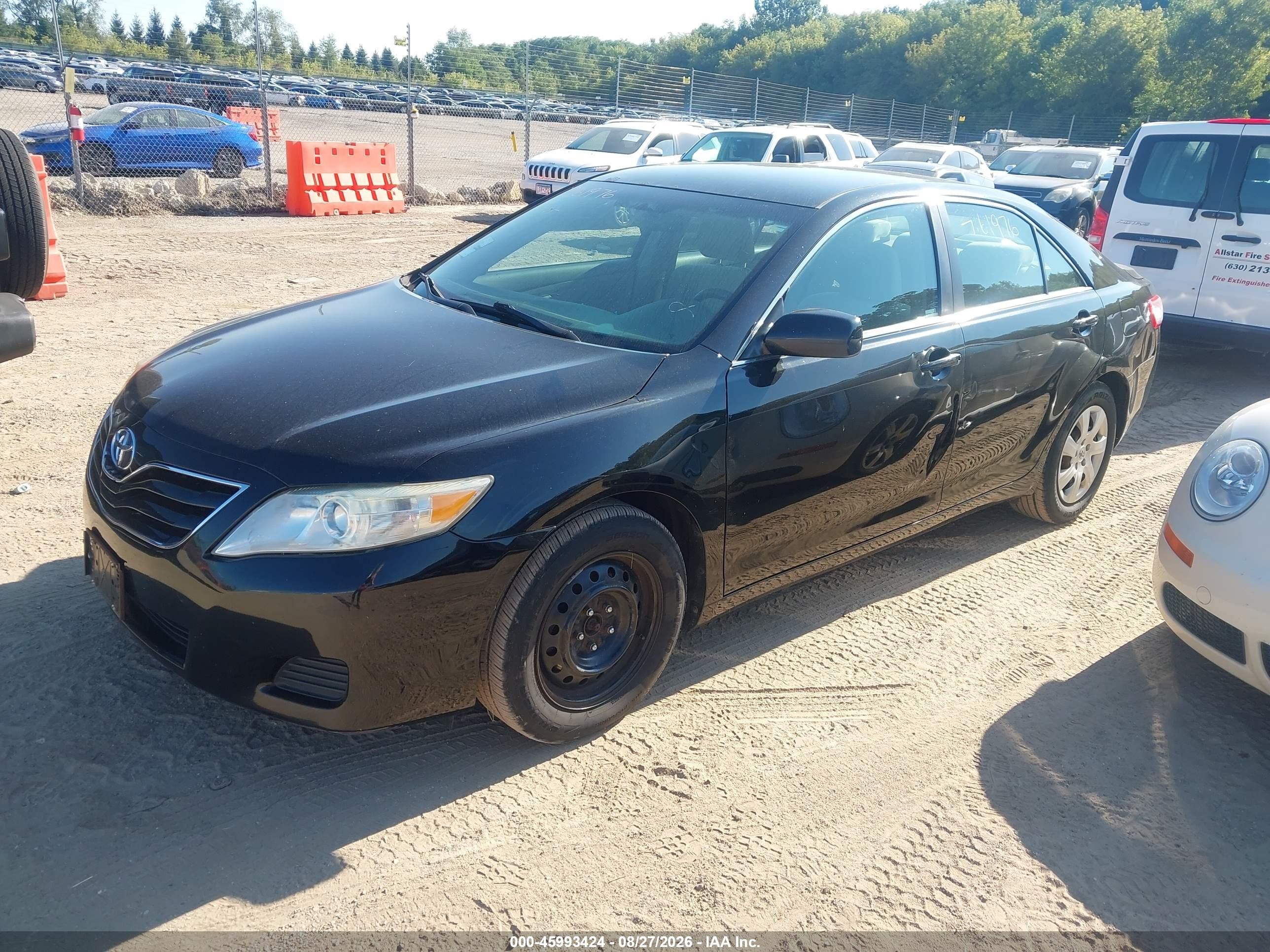 2011 Toyota Camry Le Black vin: 4T4BF3EK8BR133069