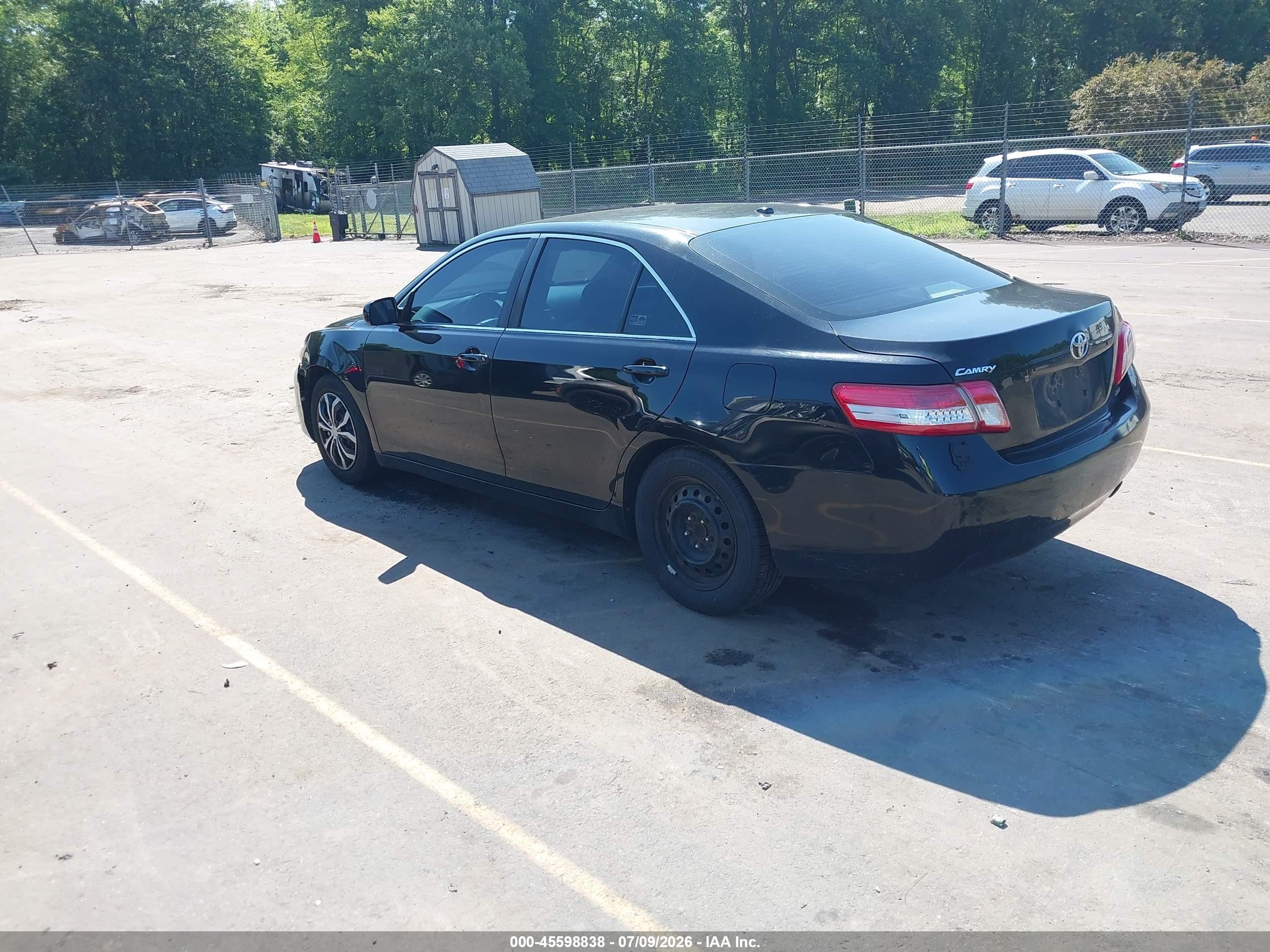 2011 Toyota Camry Le Black vin: 4T4BF3EK8BR148591