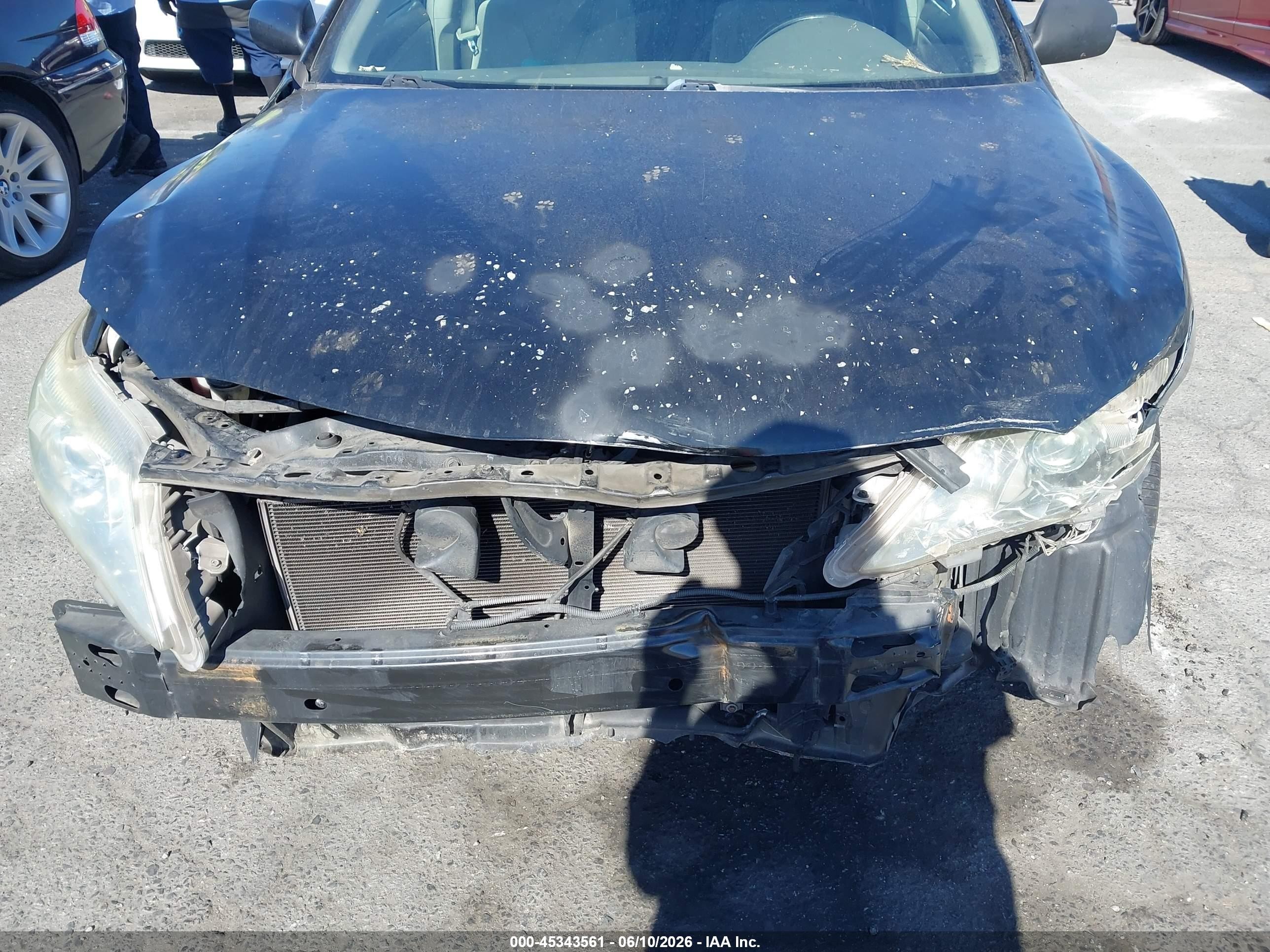2011 Toyota Camry Le Черный vin: 4T4BF3EK8BR165391