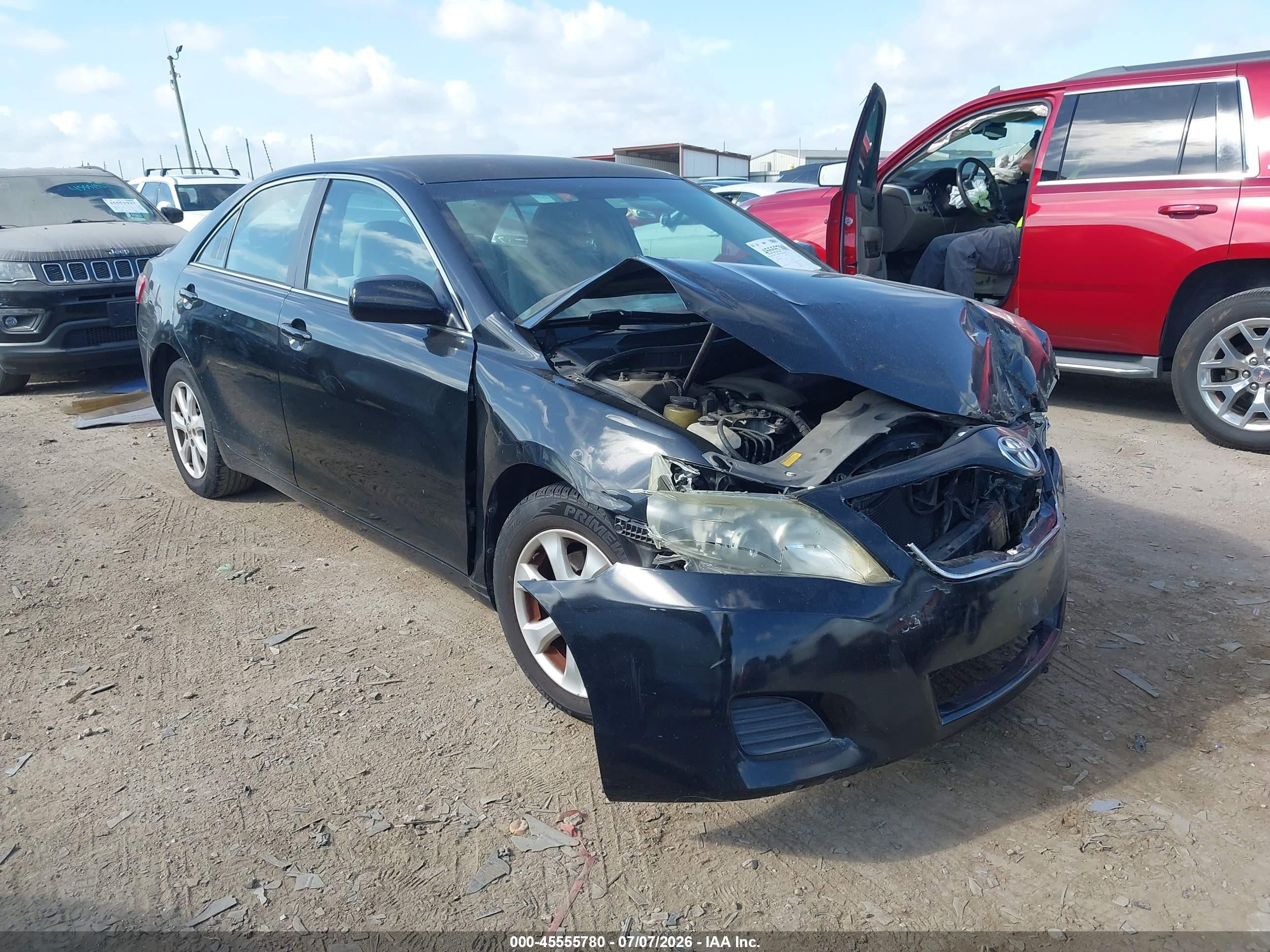 2011 Toyota Camry Le Black vin: 4T4BF3EK8BR168663