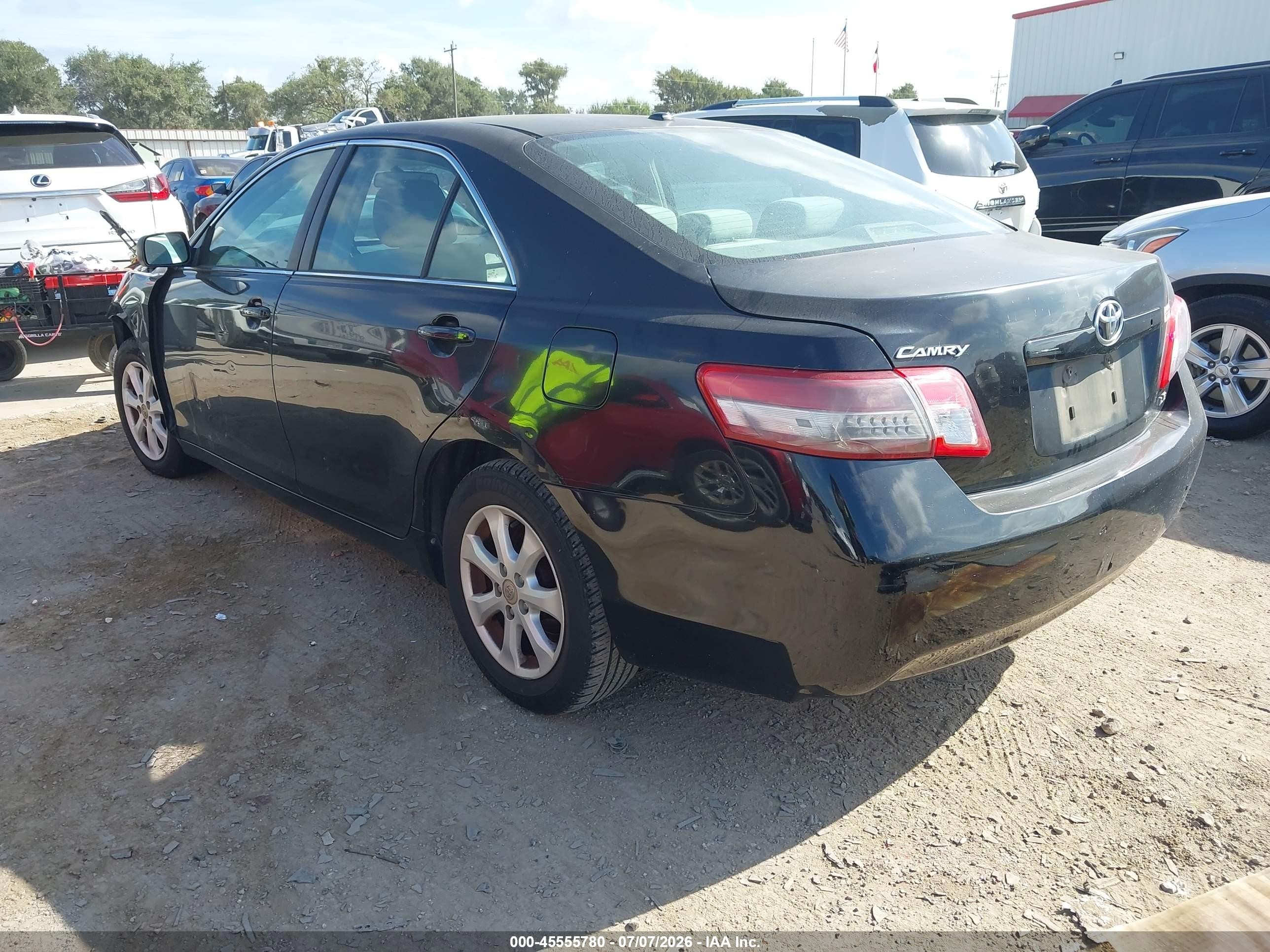 2011 Toyota Camry Le Black vin: 4T4BF3EK8BR168663