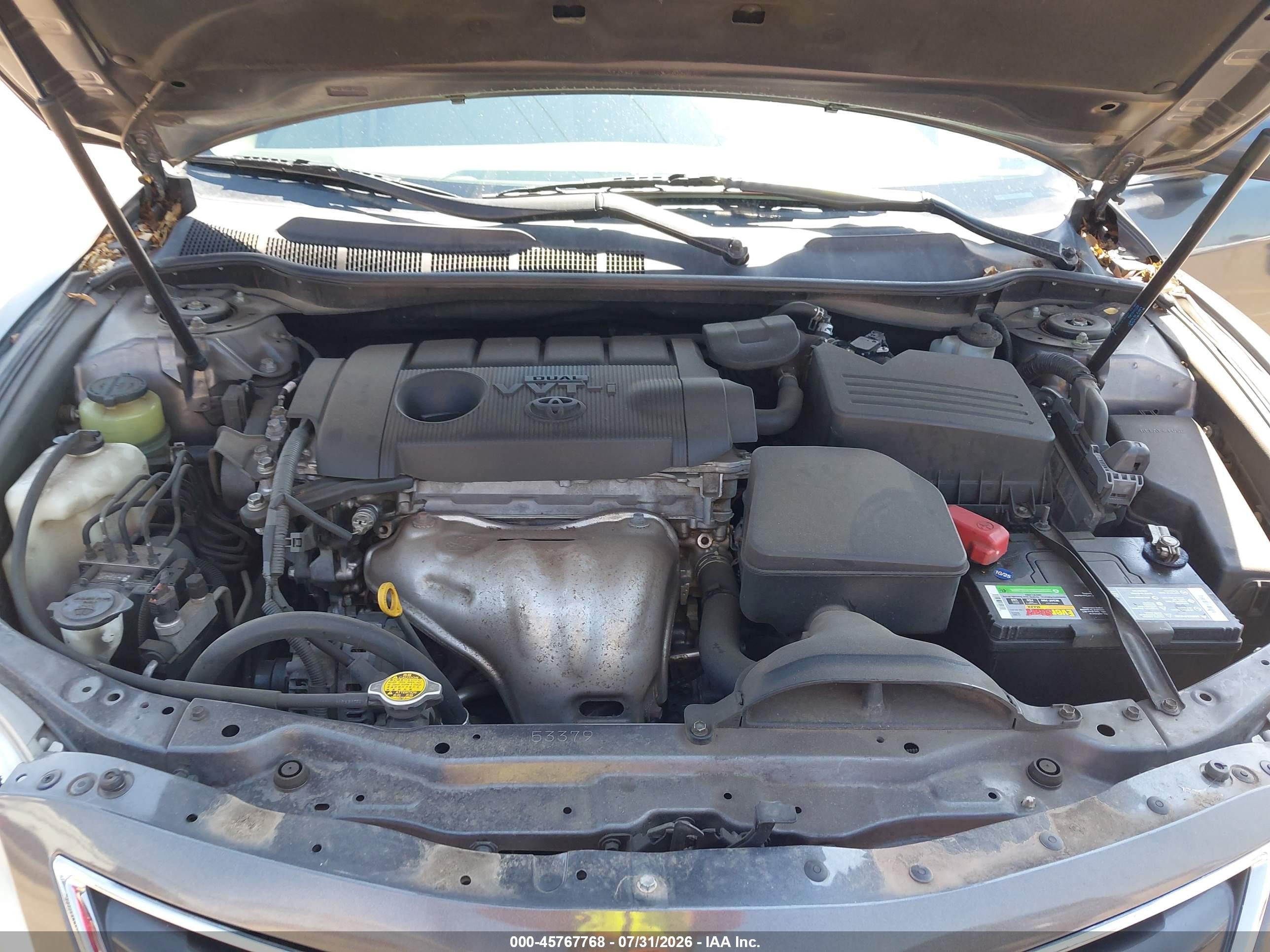2011 Toyota Camry Le Gray vin: 4T4BF3EK8BR215173