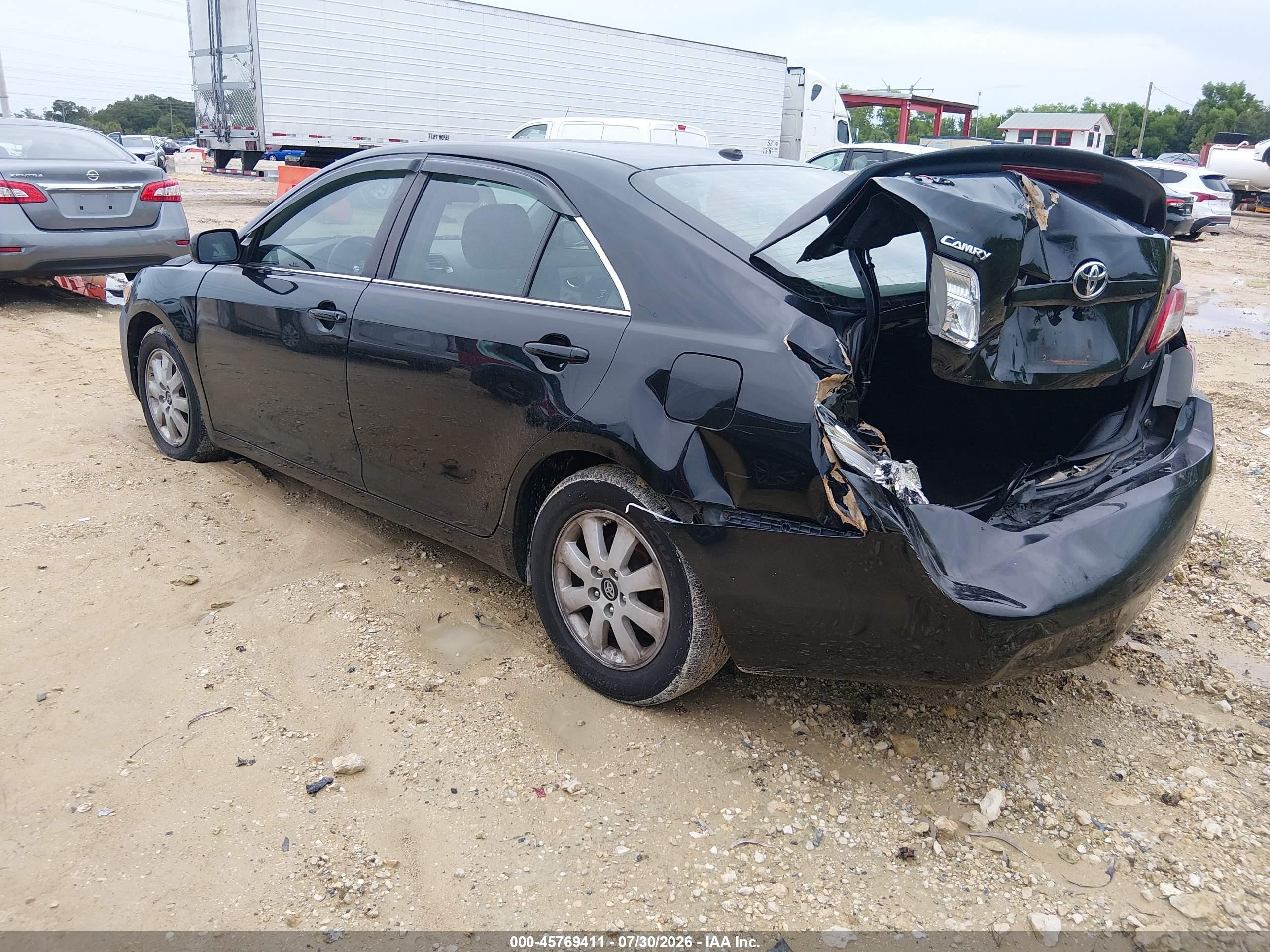 2010 Toyota Camry Le Black vin: 4T4BF3EK9AR004918