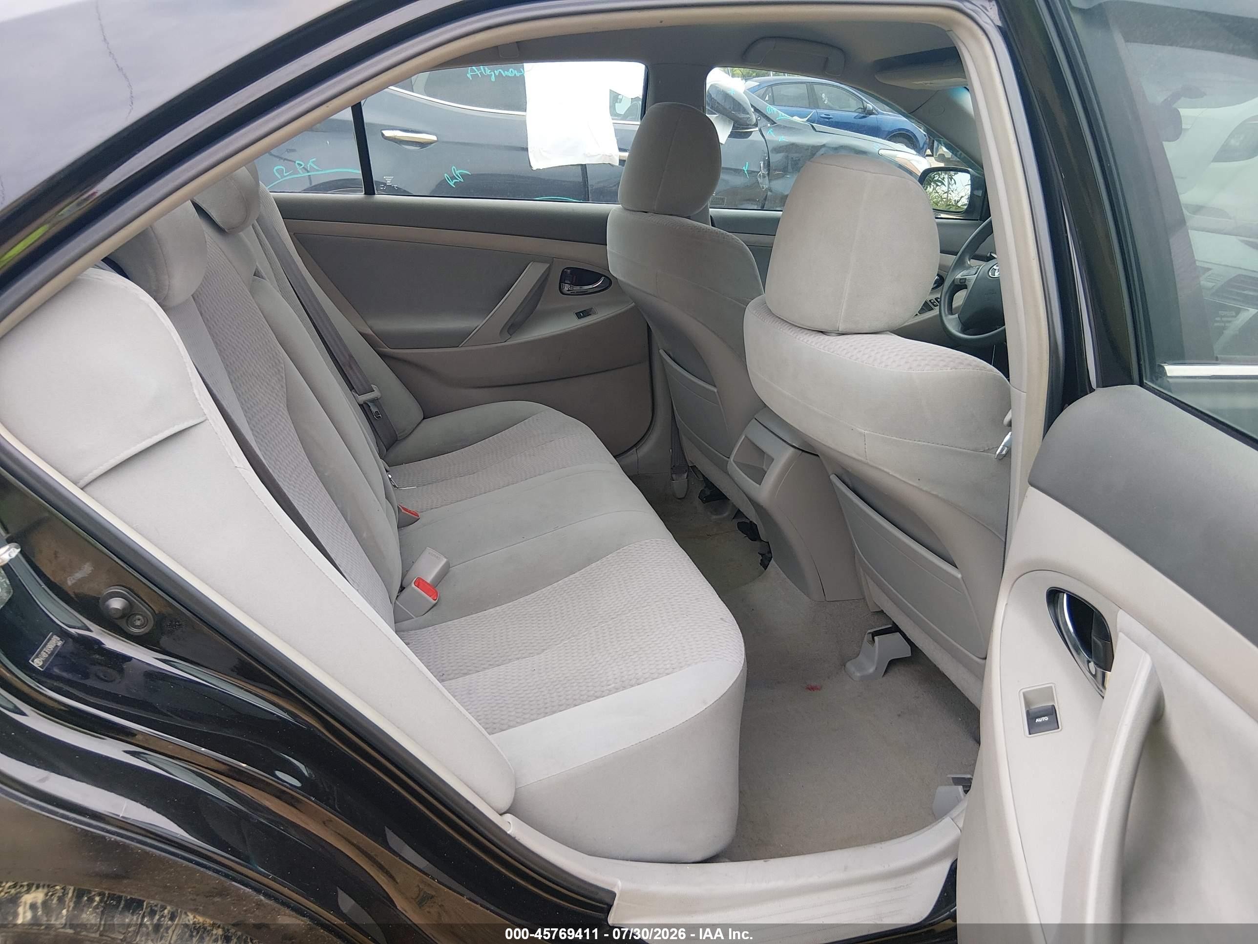 2010 Toyota Camry Le Black vin: 4T4BF3EK9AR004918