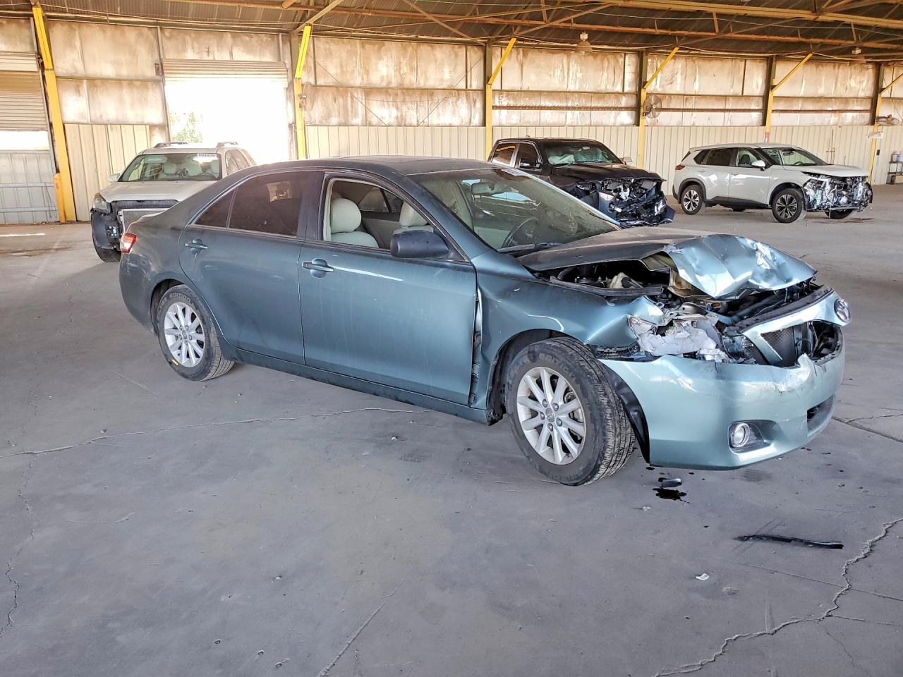 2010 Toyota Camry Xle Teal vin: 4T4BF3EK9AR037739
