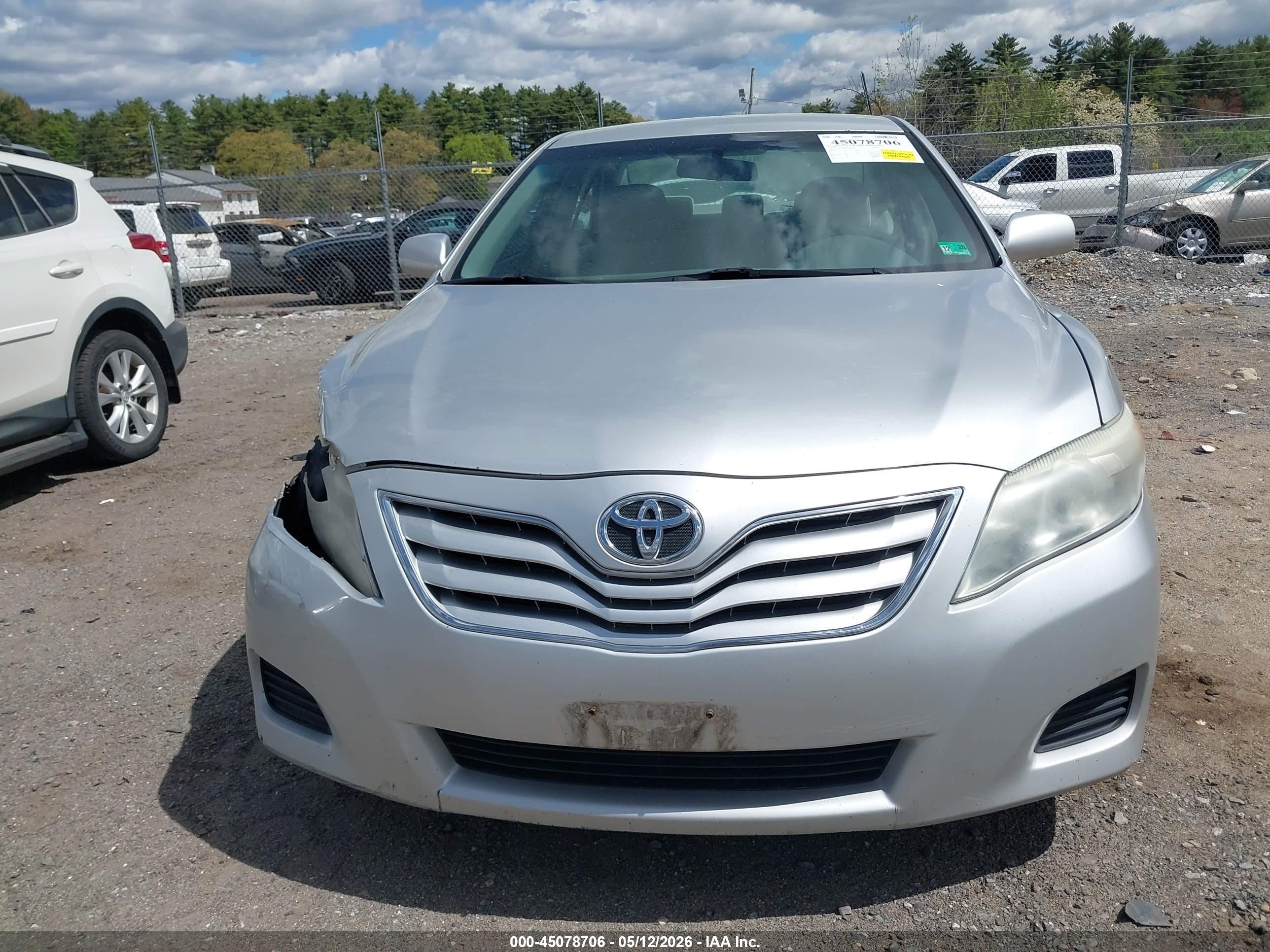 2010 Toyota Camry   Gray vin: 4T4BF3EK9AR049714