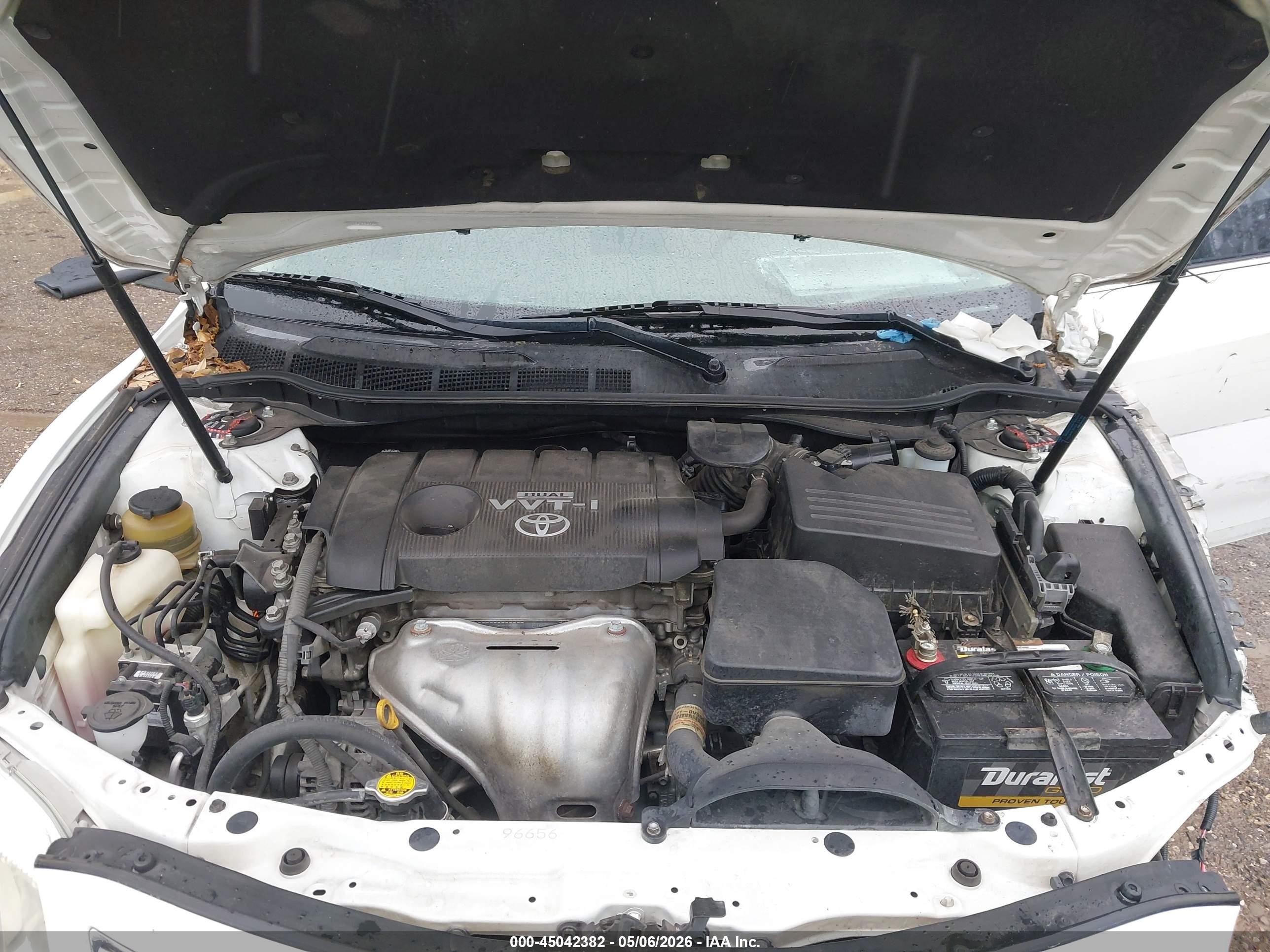 2010 Toyota Camry Le White vin: 4T4BF3EK9AR058624